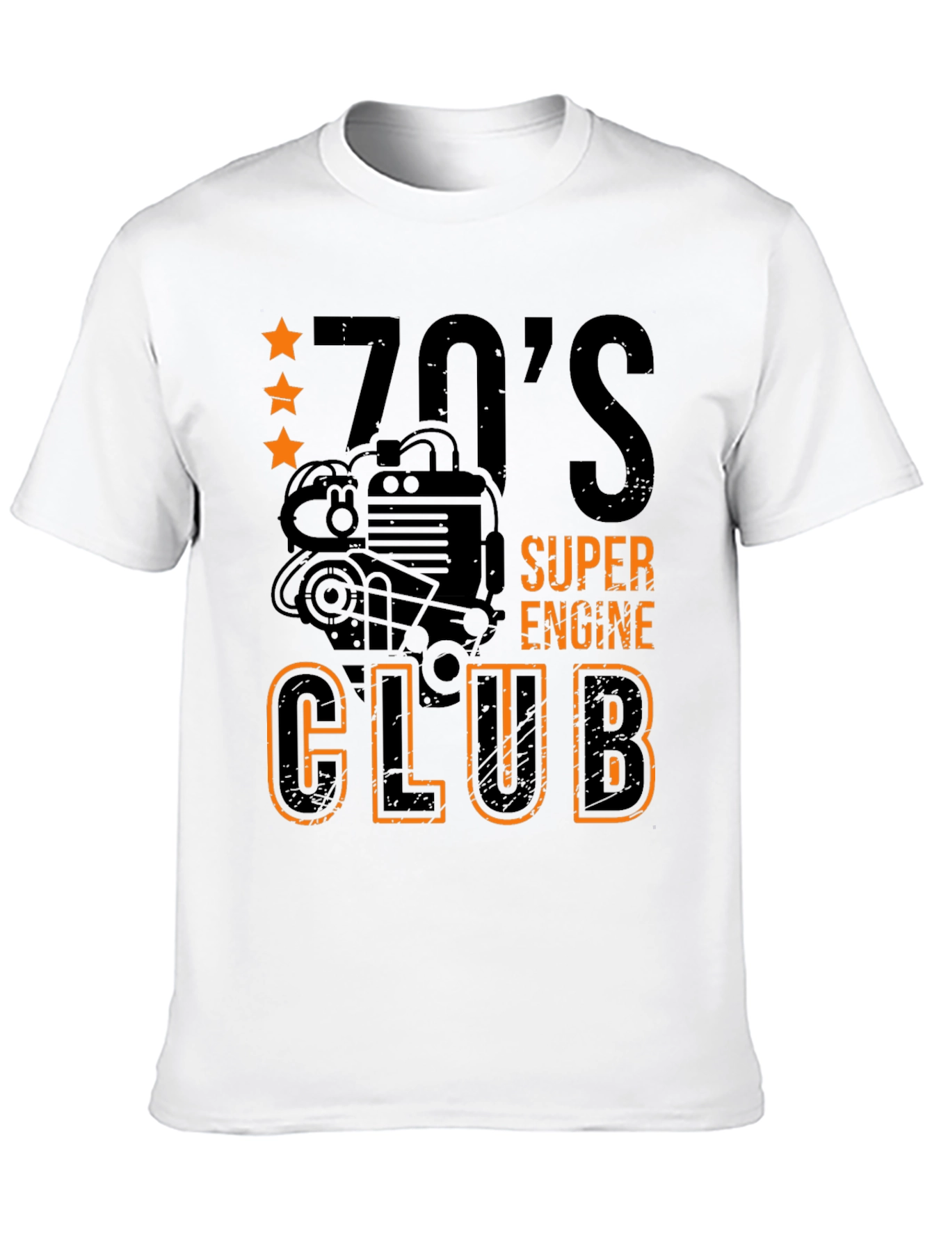 70s Super Engine Club Graphic Tee