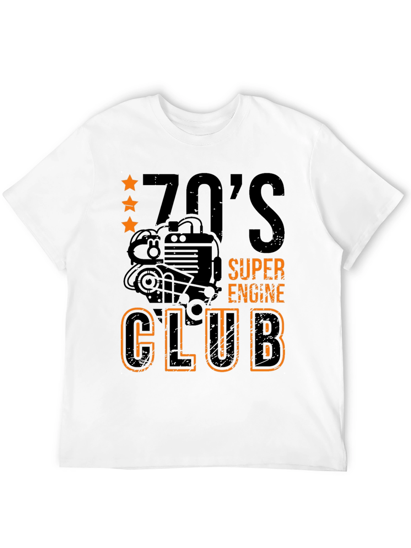 70s Super Engine Club Graphic Tee