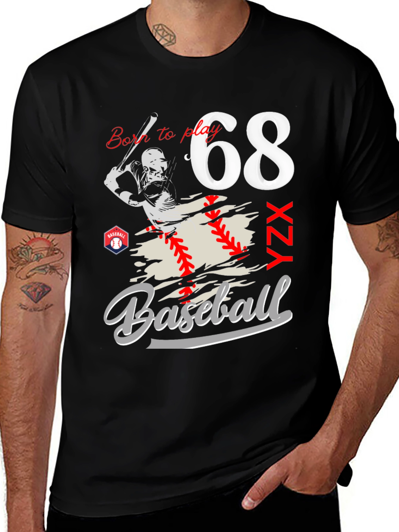 Born to Play Baseball T-Shirt