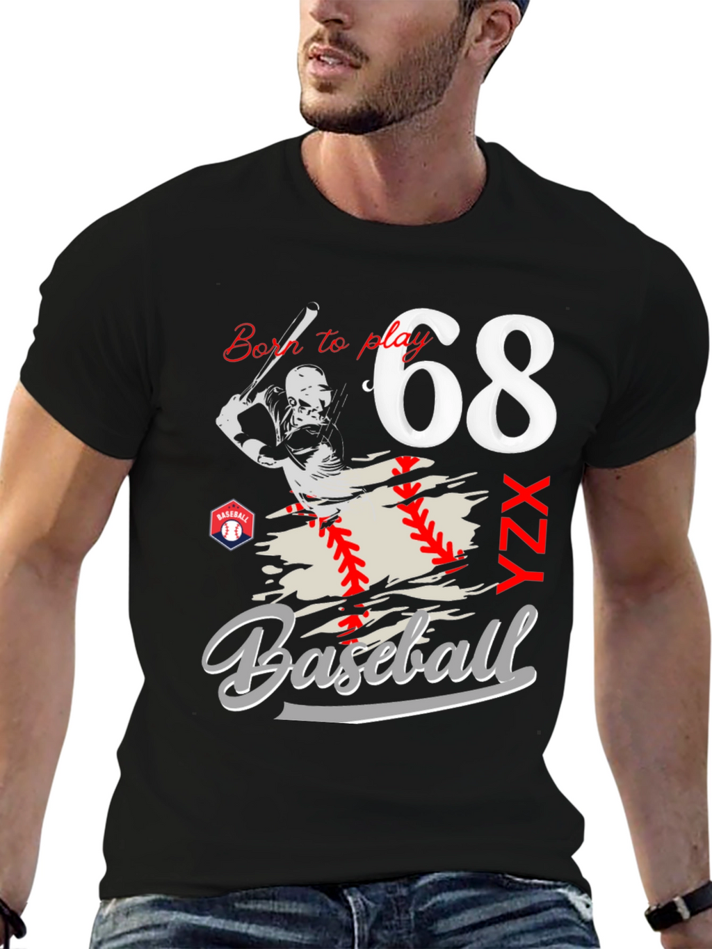 Born to Play Baseball T-Shirt