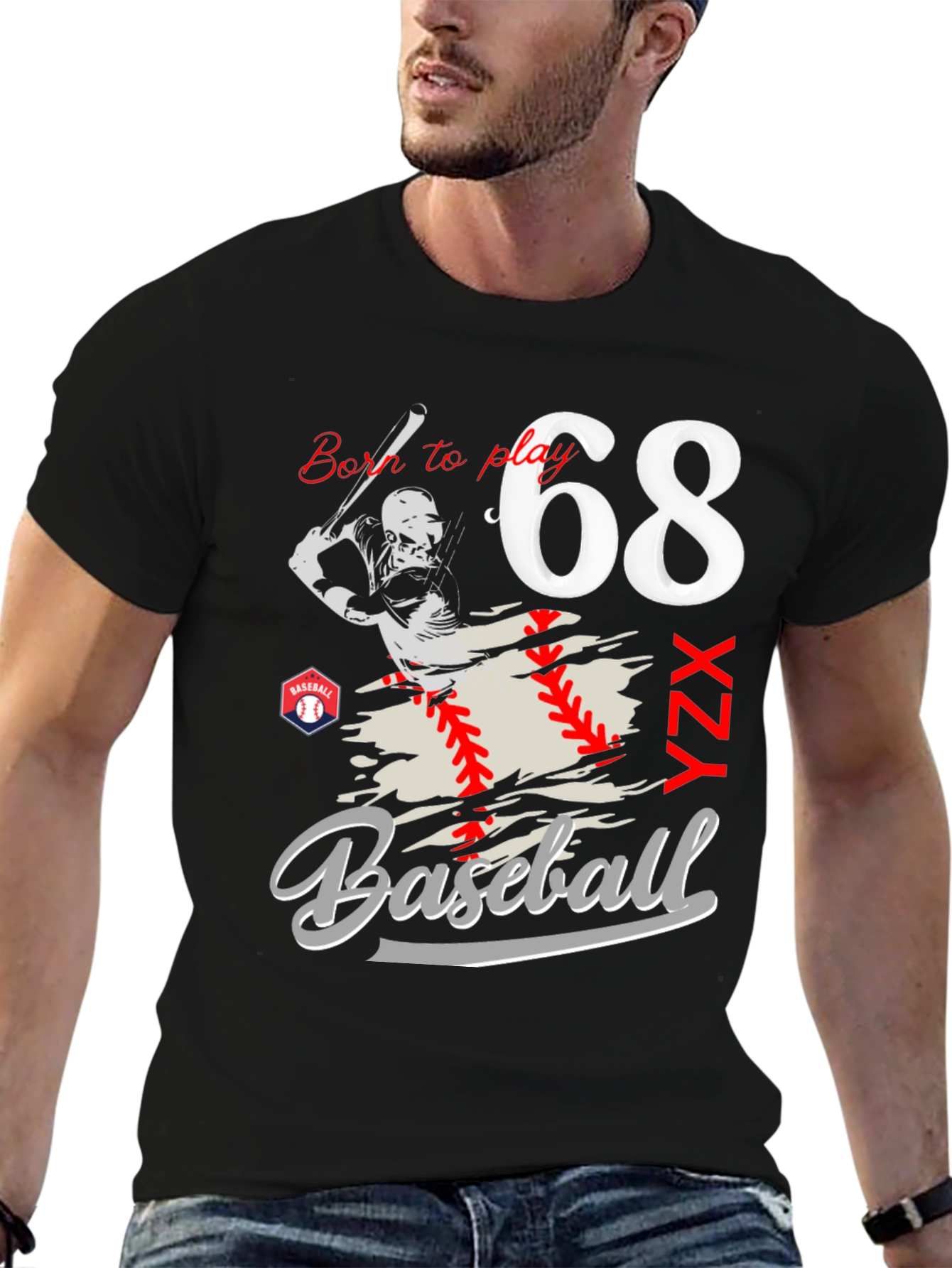 Born to Play Baseball T-Shirt