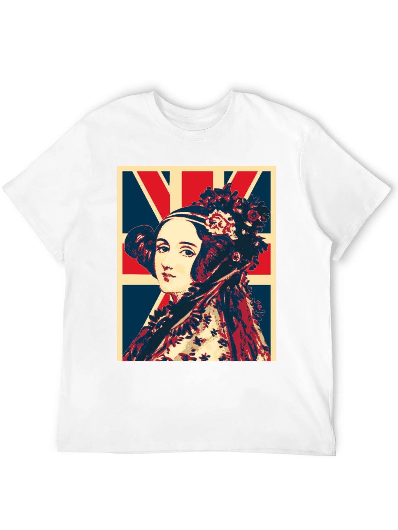 Ada Lovelace Union Jack T-Shirt - Black
