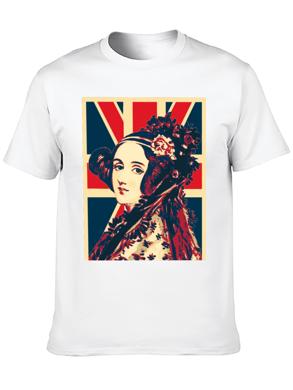 Ada Lovelace Union Jack T-Shirt - Black