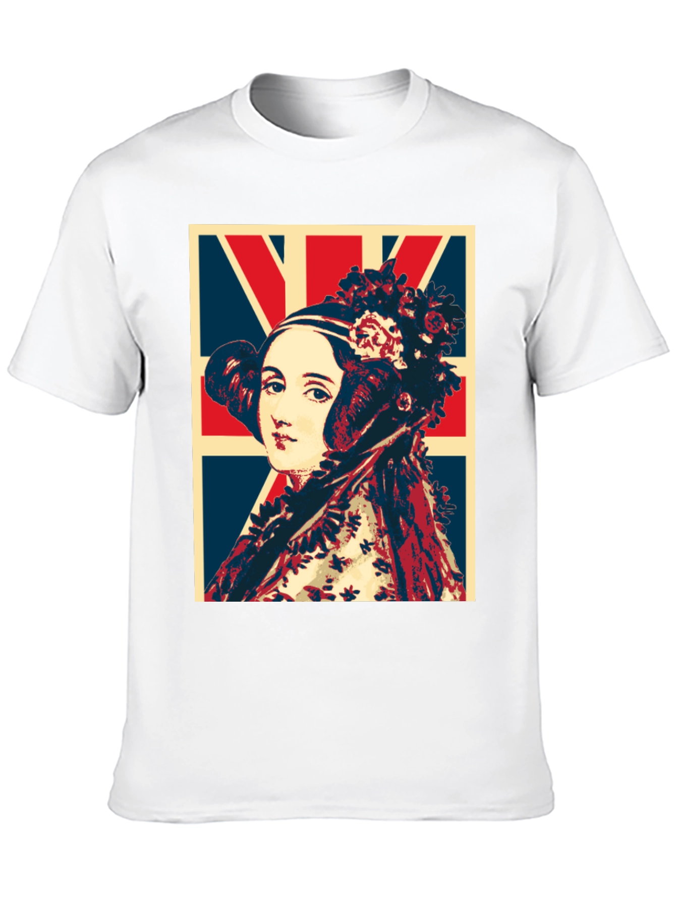 Ada Lovelace Union Jack T-Shirt - Black