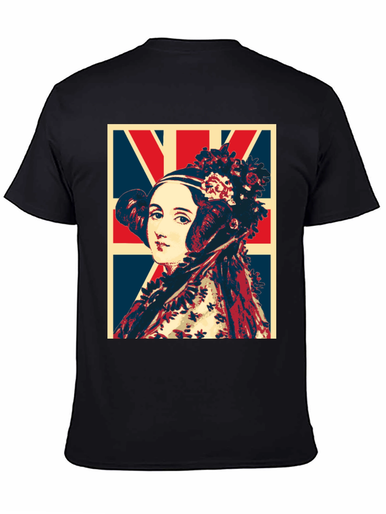 Ada Lovelace Union Jack T-Shirt - Black