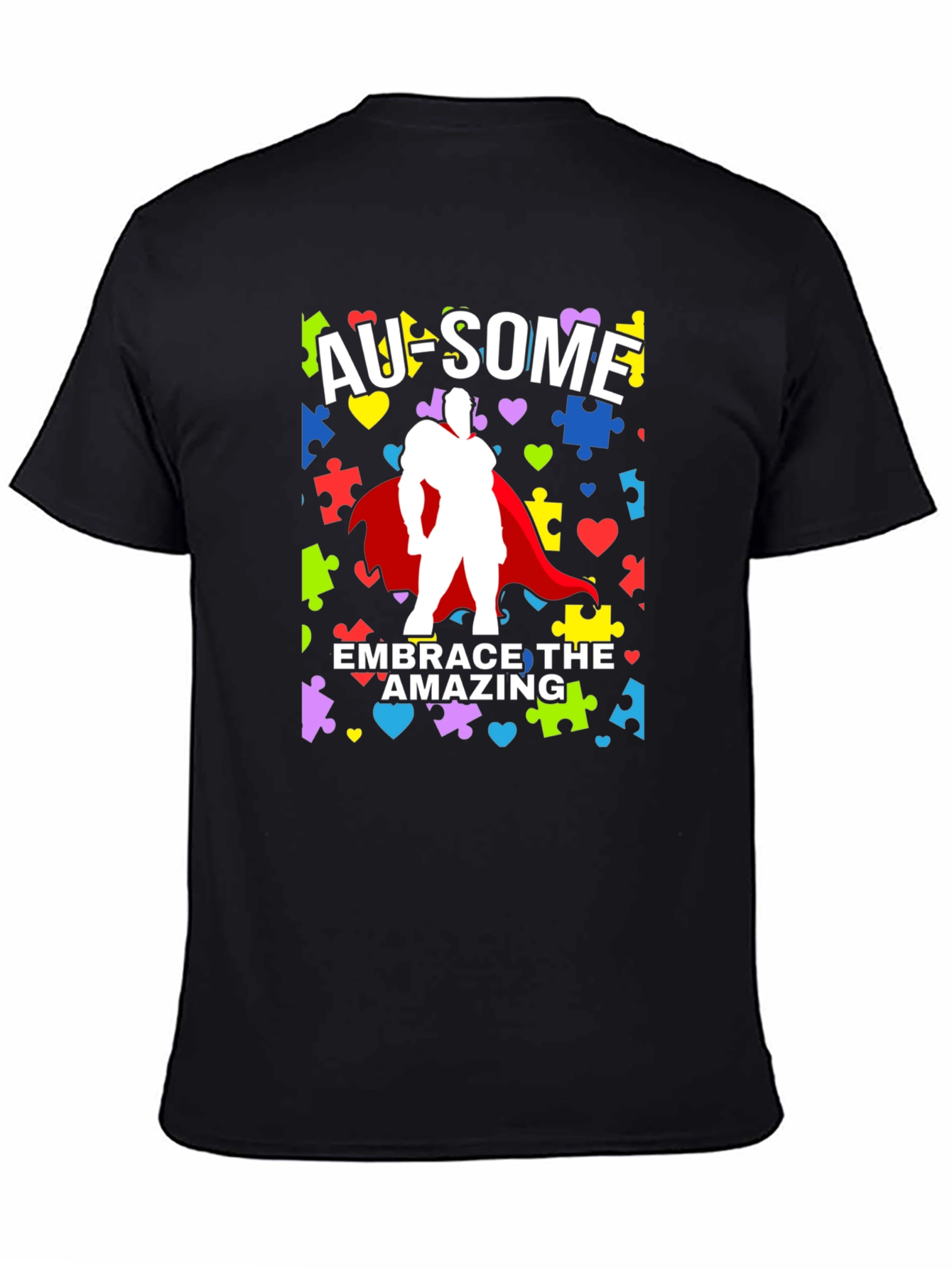 Au-some Embrace The Amazing Autism Awareness T-Shirt