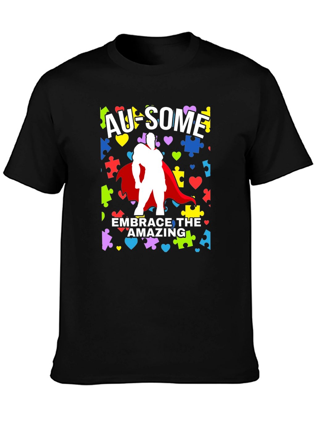 Au-some Embrace The Amazing Autism Awareness T-Shirt