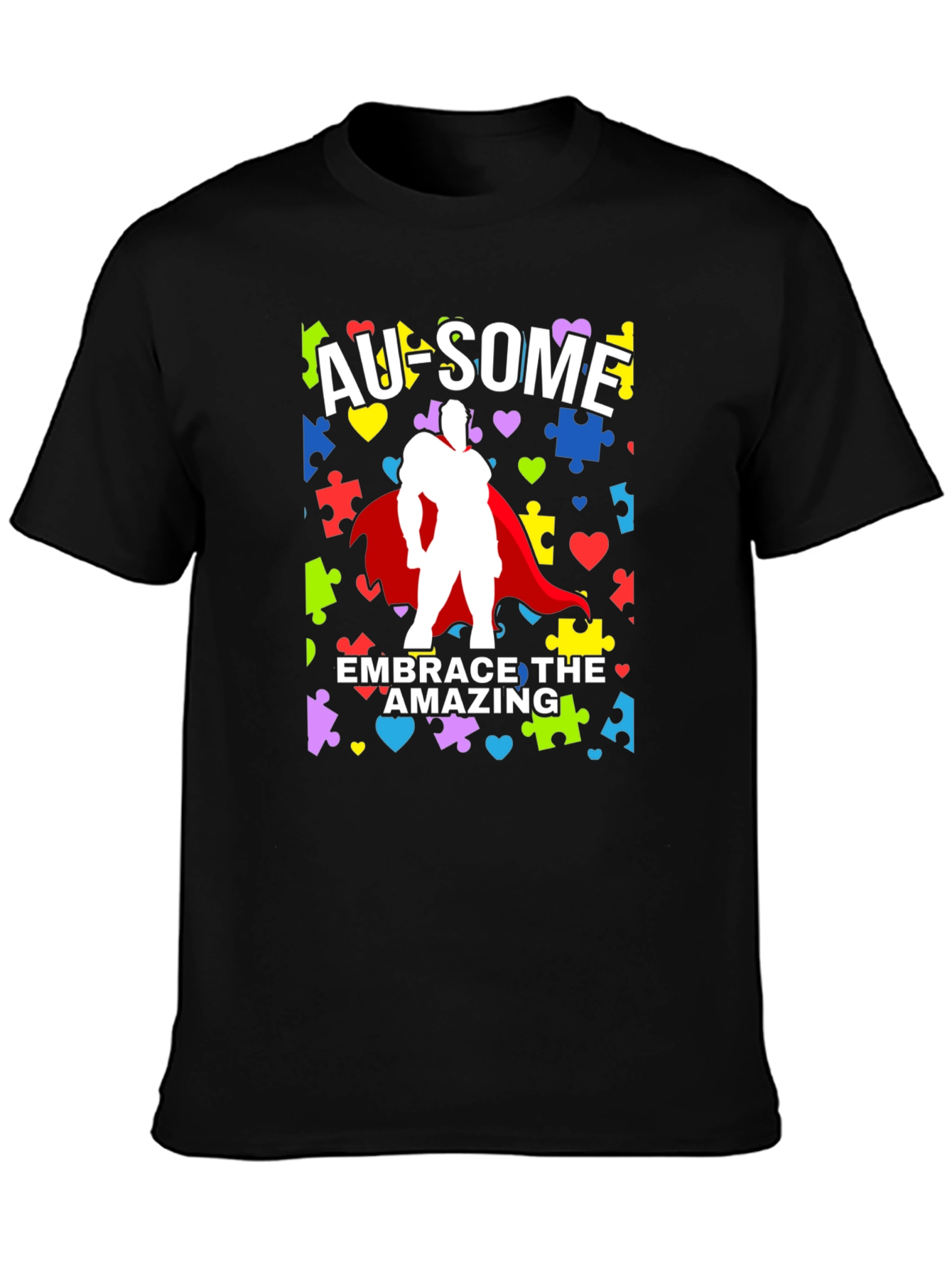 Au-some Embrace The Amazing Autism Awareness T-Shirt