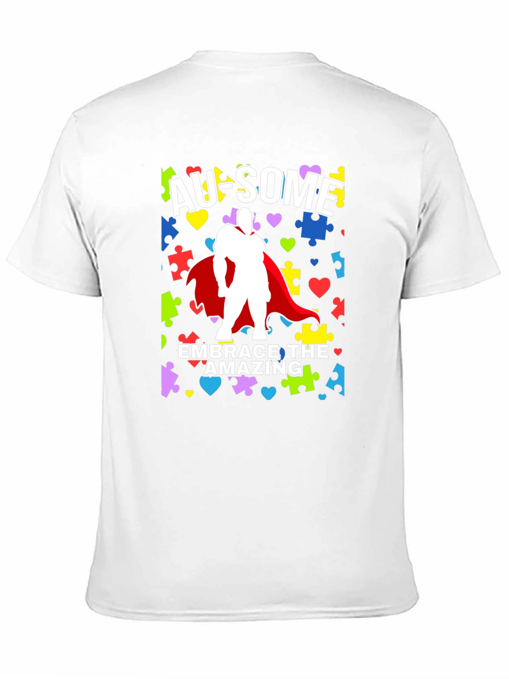 Au-some Embrace The Amazing Autism Awareness T-Shirt