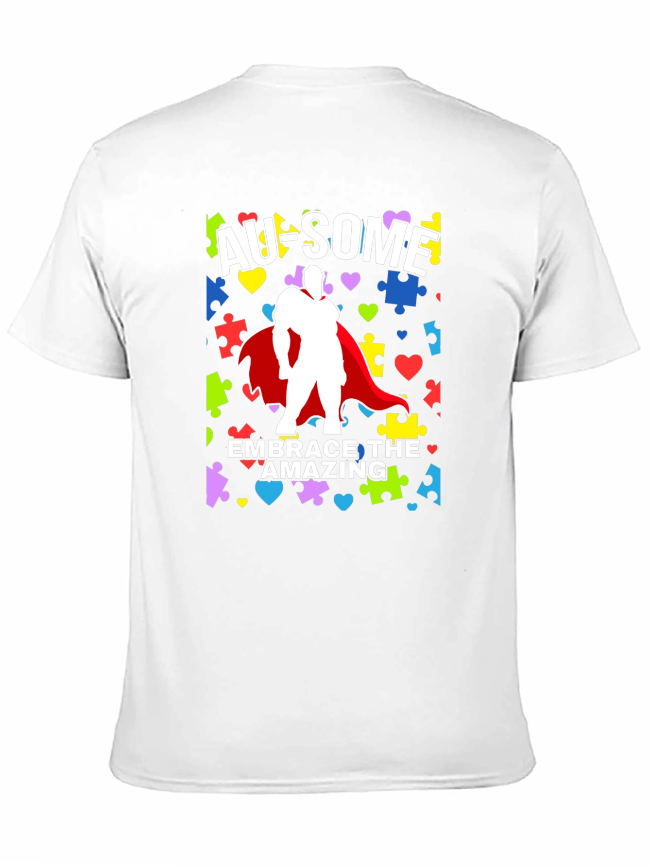 Au-some Embrace The Amazing Autism Awareness T-Shirt