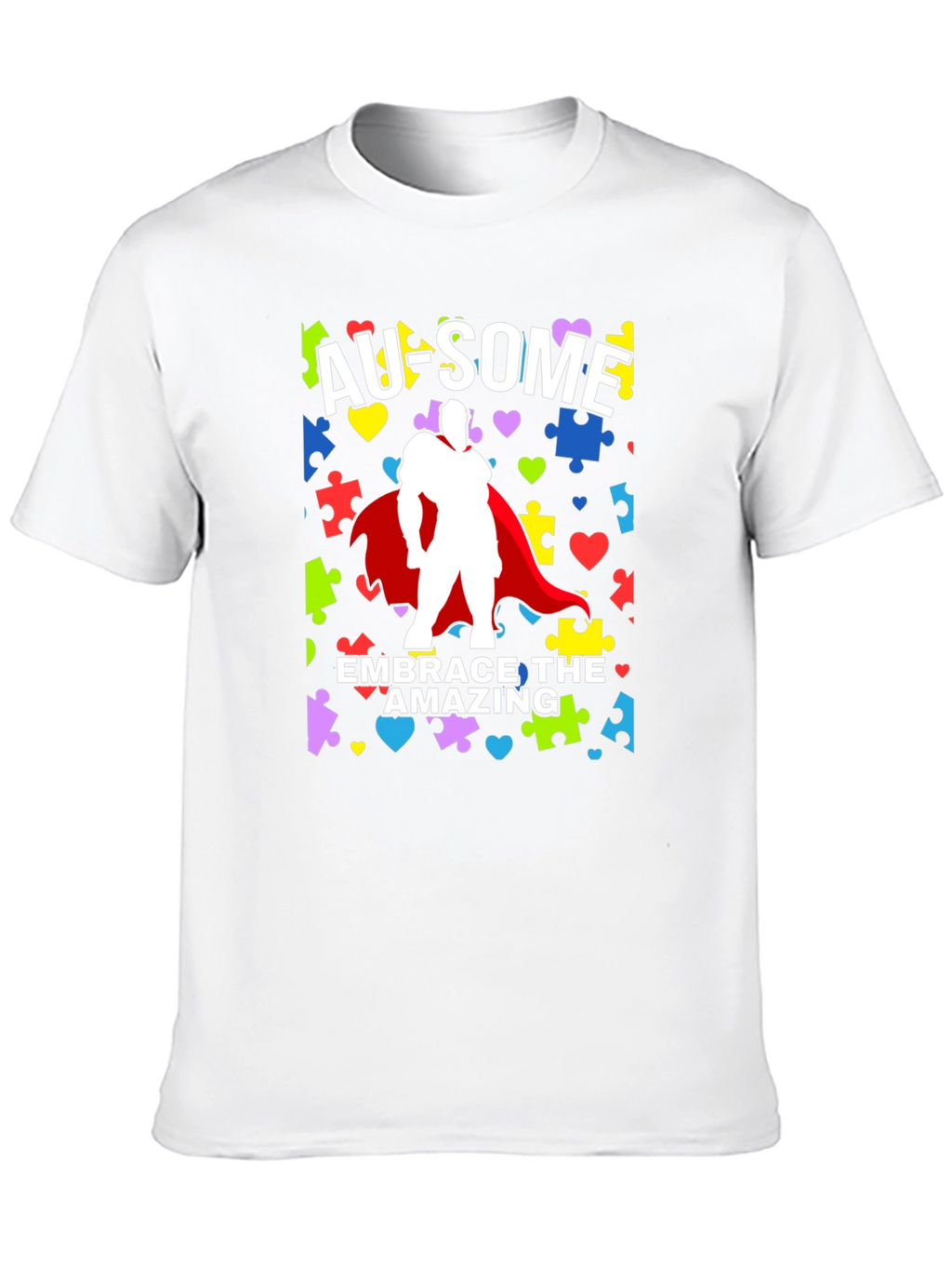 Au-some Embrace The Amazing Autism Awareness T-Shirt