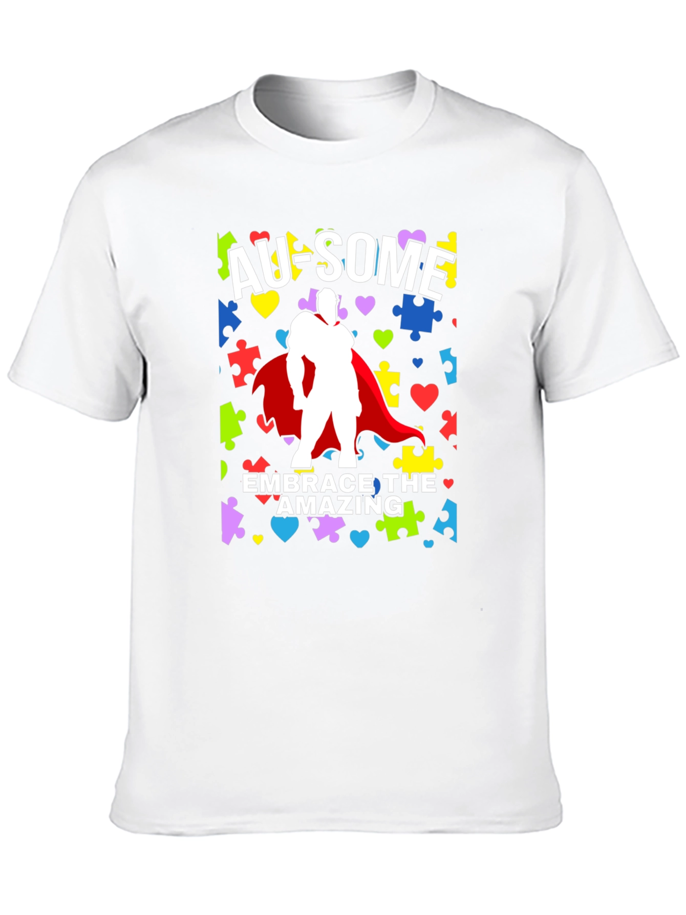 Au-some Embrace The Amazing Autism Awareness T-Shirt