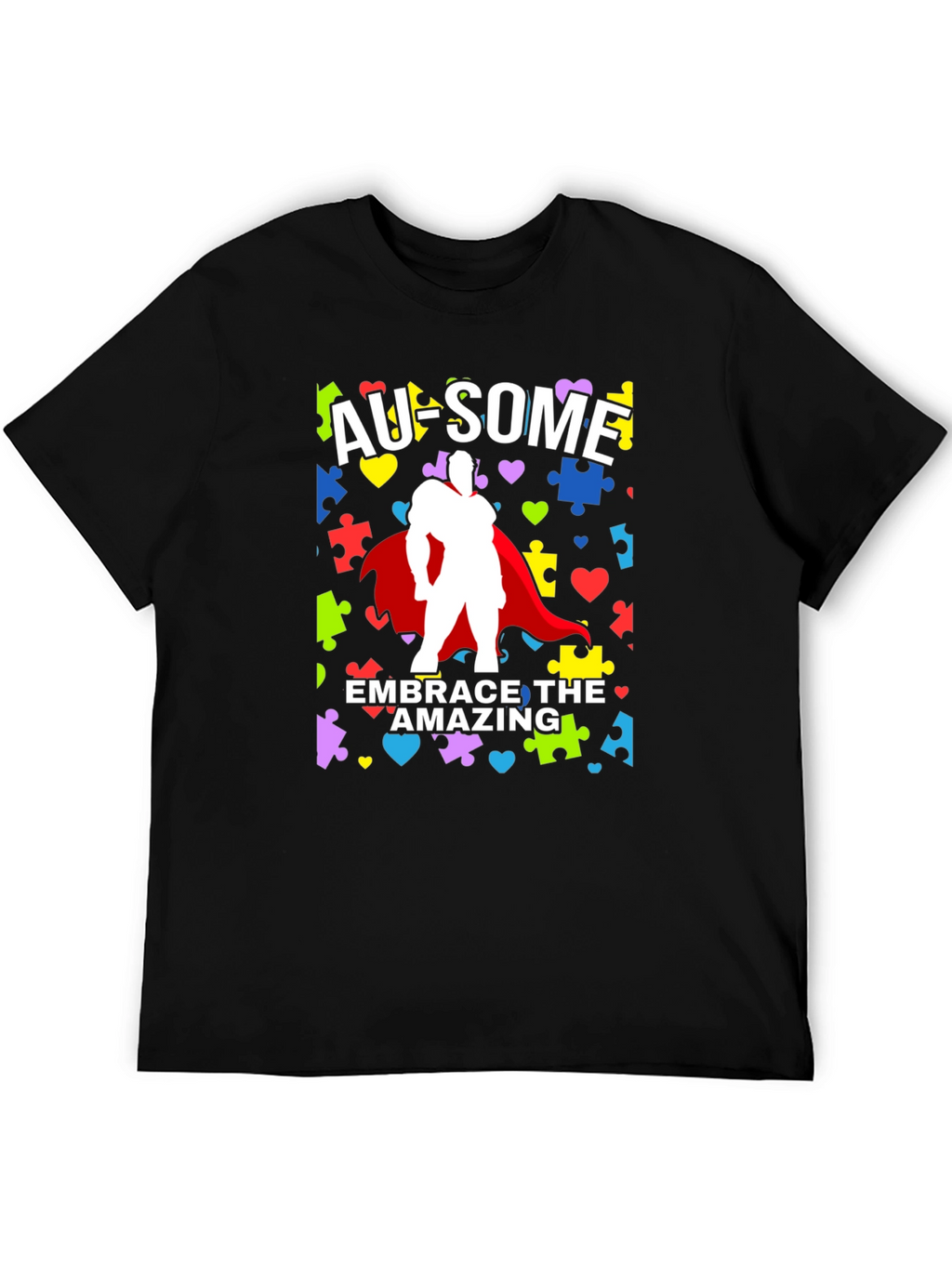 Au-some Embrace The Amazing Autism Awareness T-Shirt