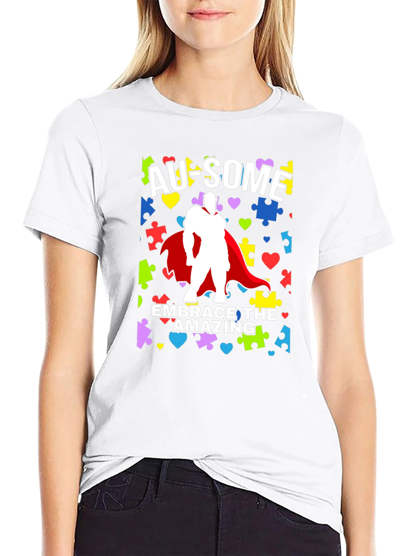 Au-some Embrace The Amazing Autism Awareness T-Shirt