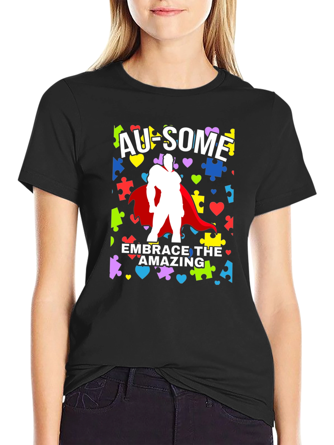 Au-some Embrace The Amazing Autism Awareness T-Shirt