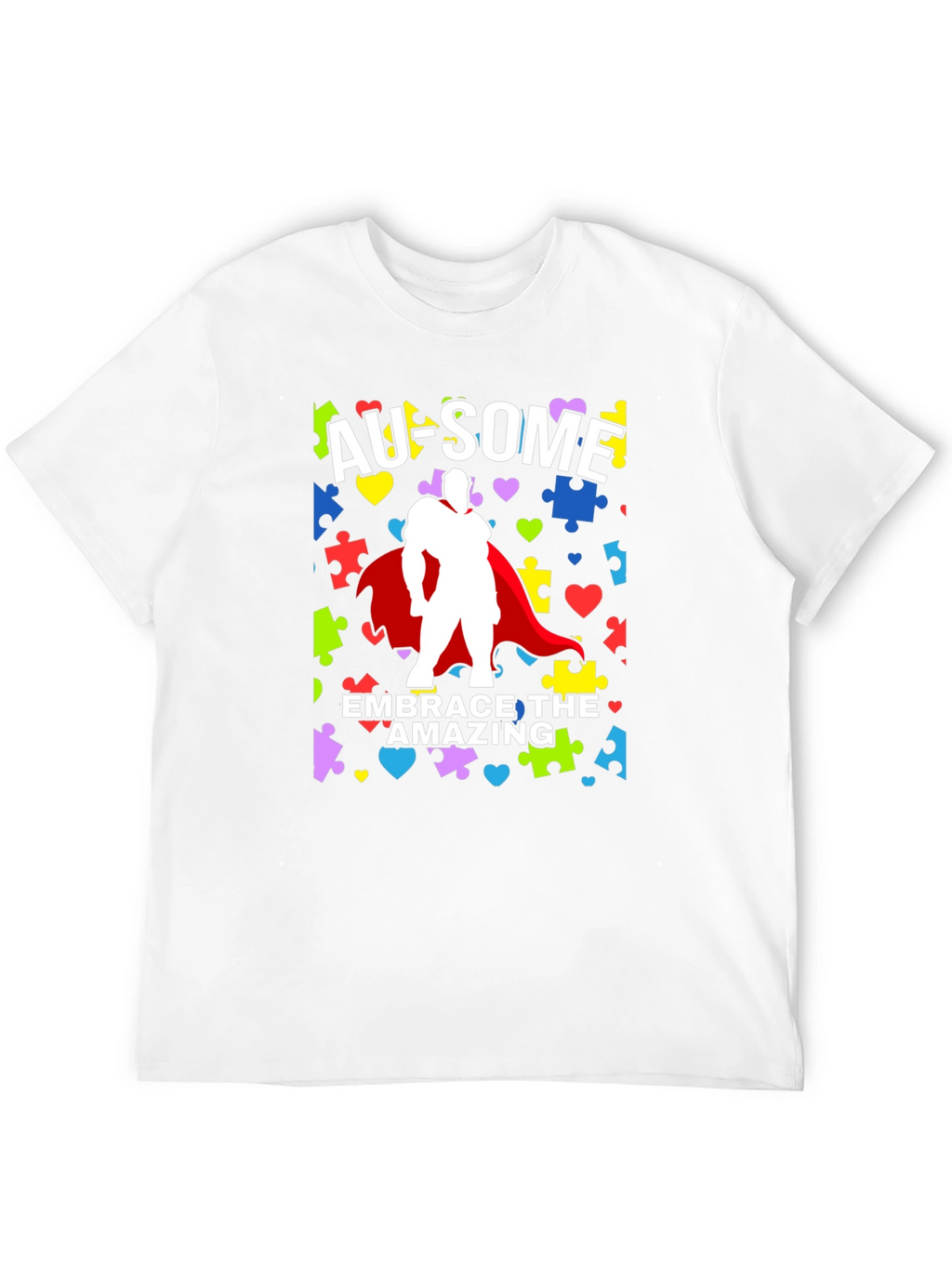 Au-some Embrace The Amazing Autism Awareness T-Shirt