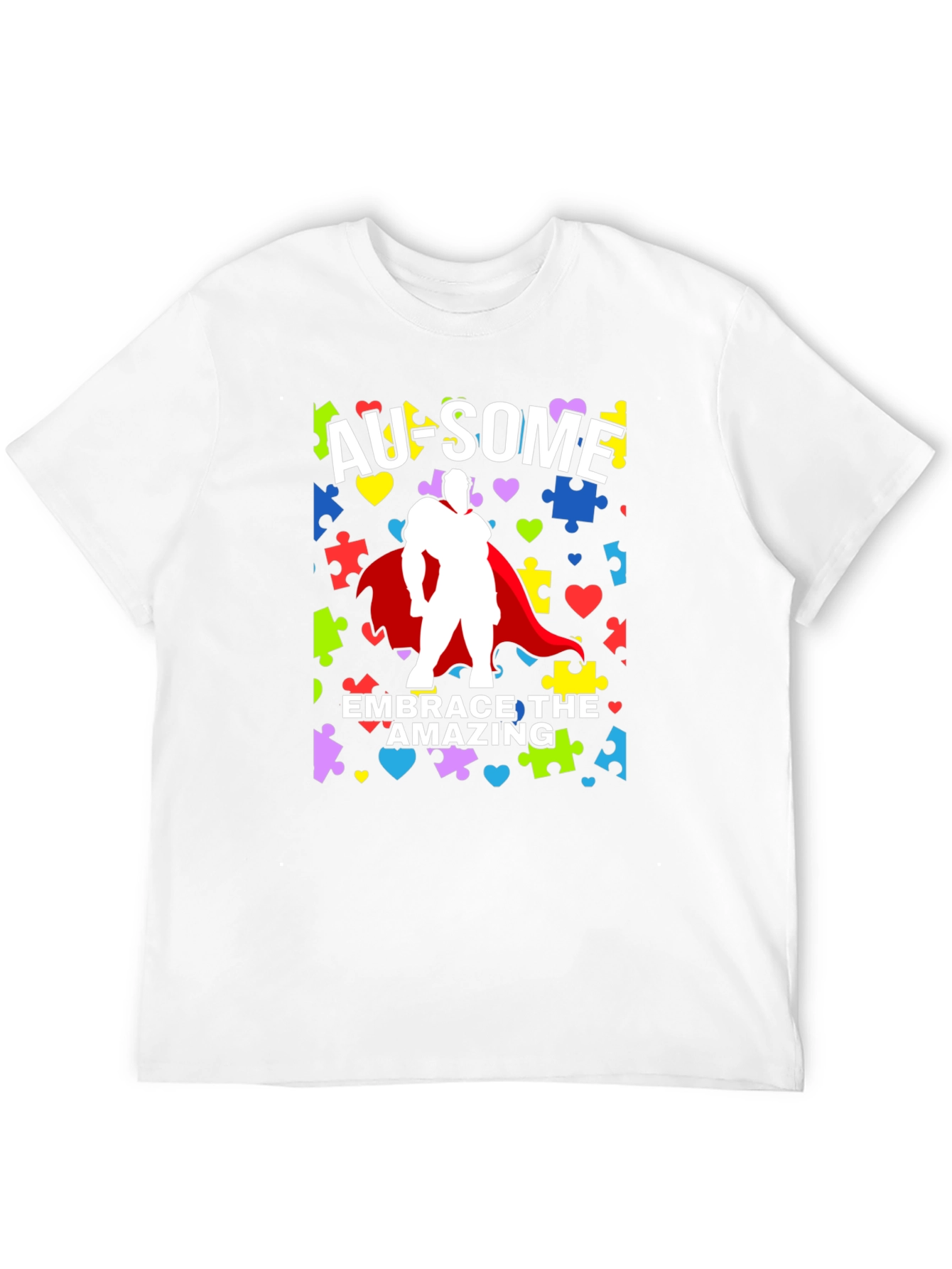 Au-some Embrace The Amazing Autism Awareness T-Shirt