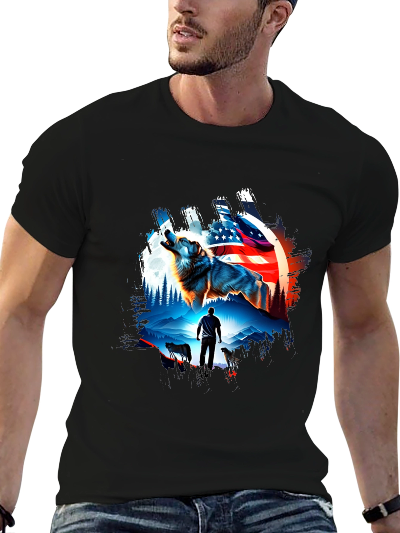 American Pride Wolf Pack T-Shirt