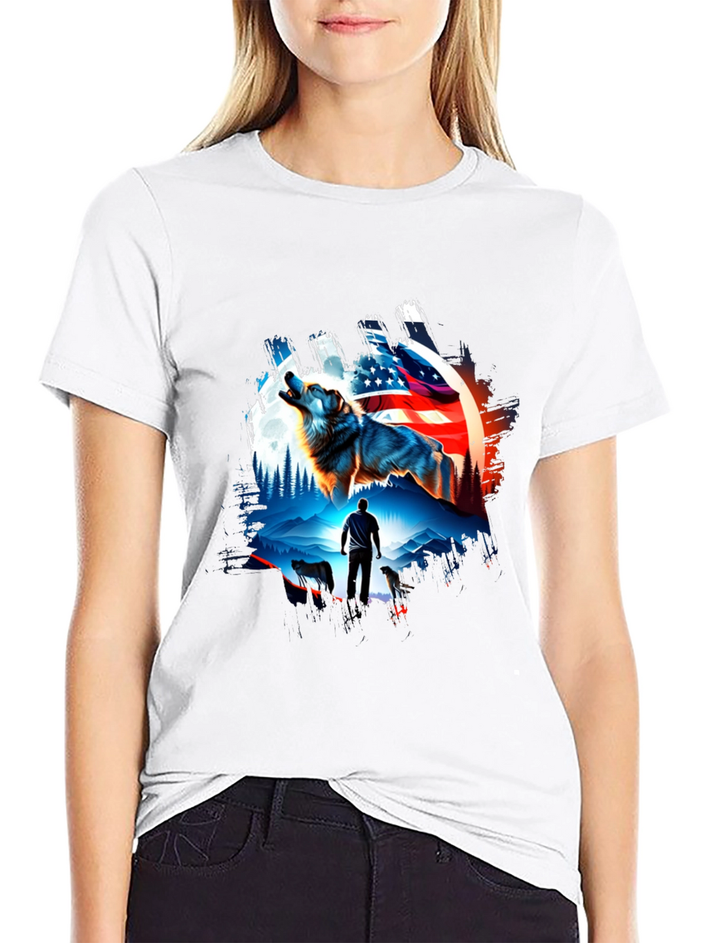 American Pride Wolf Pack T-Shirt