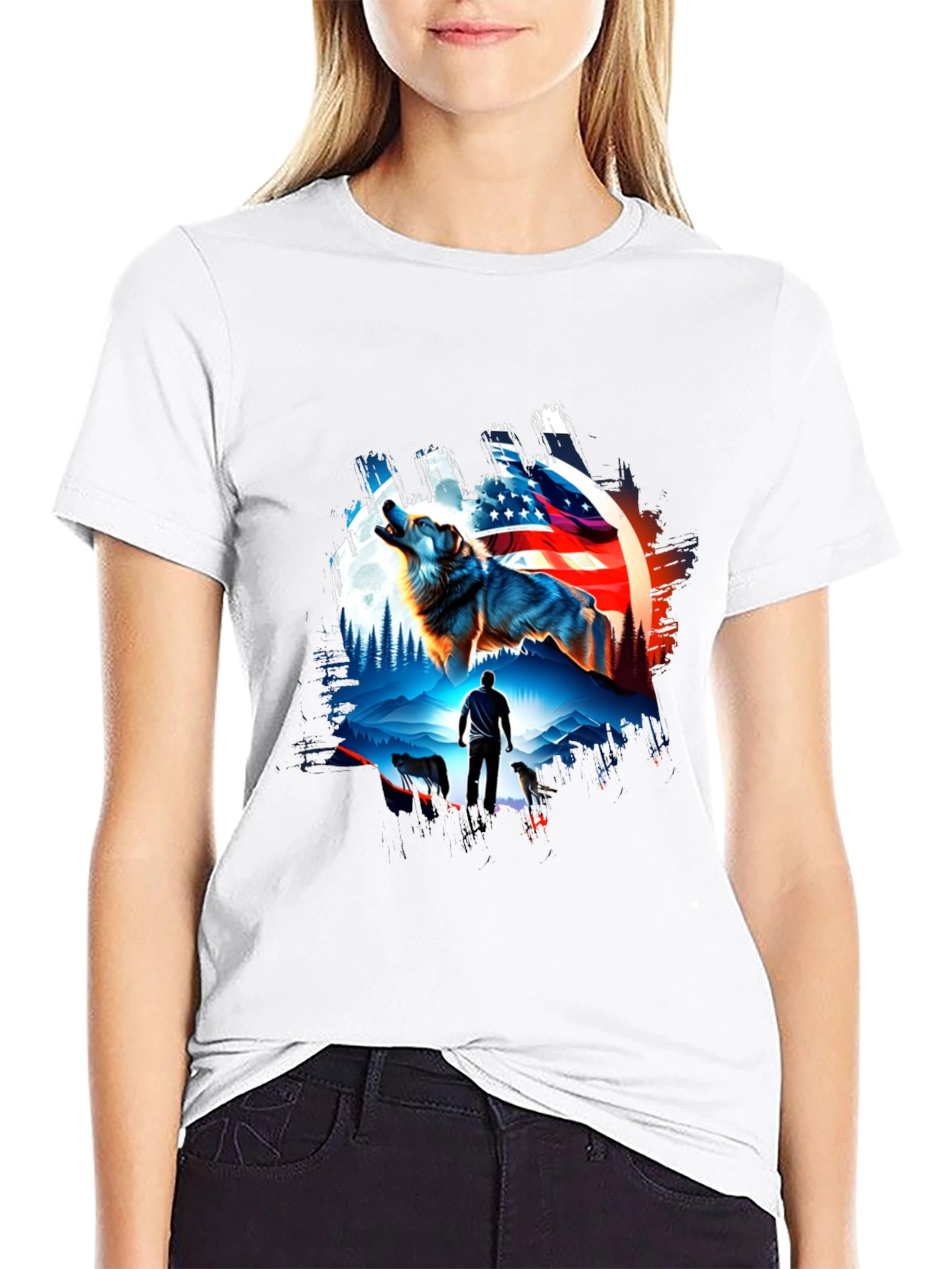 American Pride Wolf Pack T-Shirt