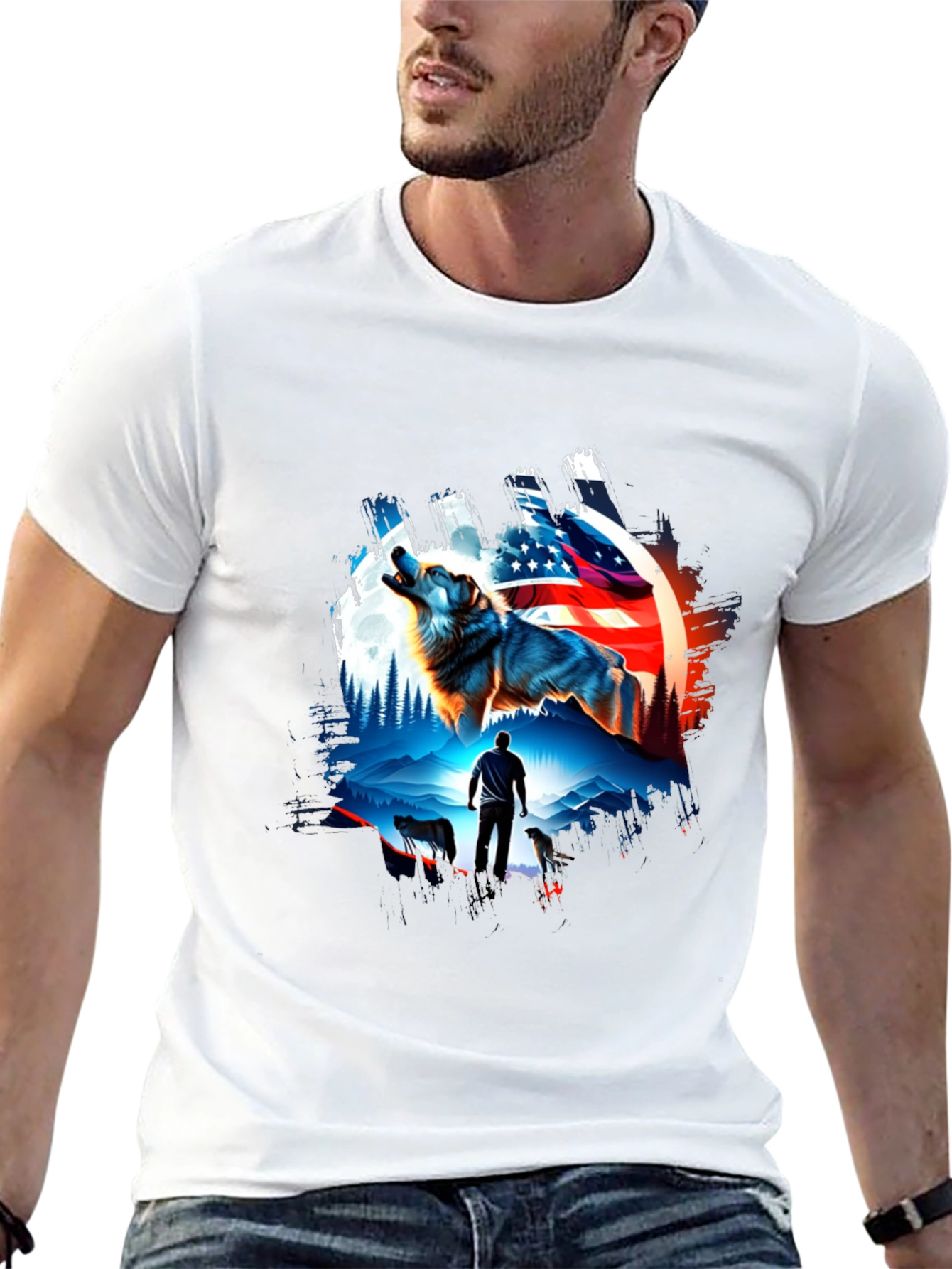 American Pride Wolf Pack T-Shirt