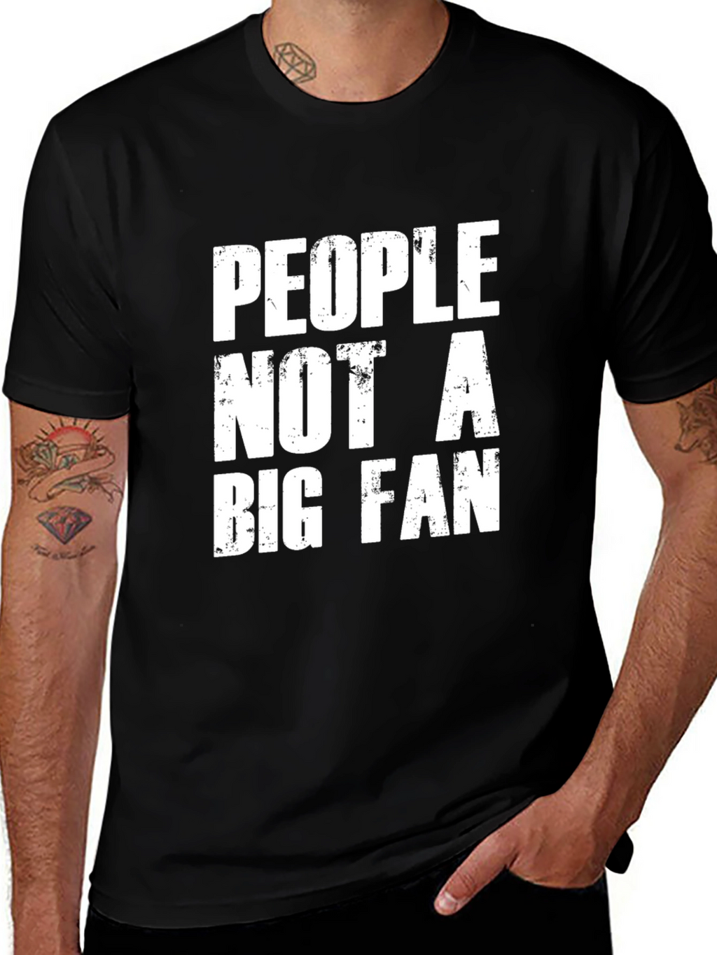 People Not A Big Fan Graphic Tee