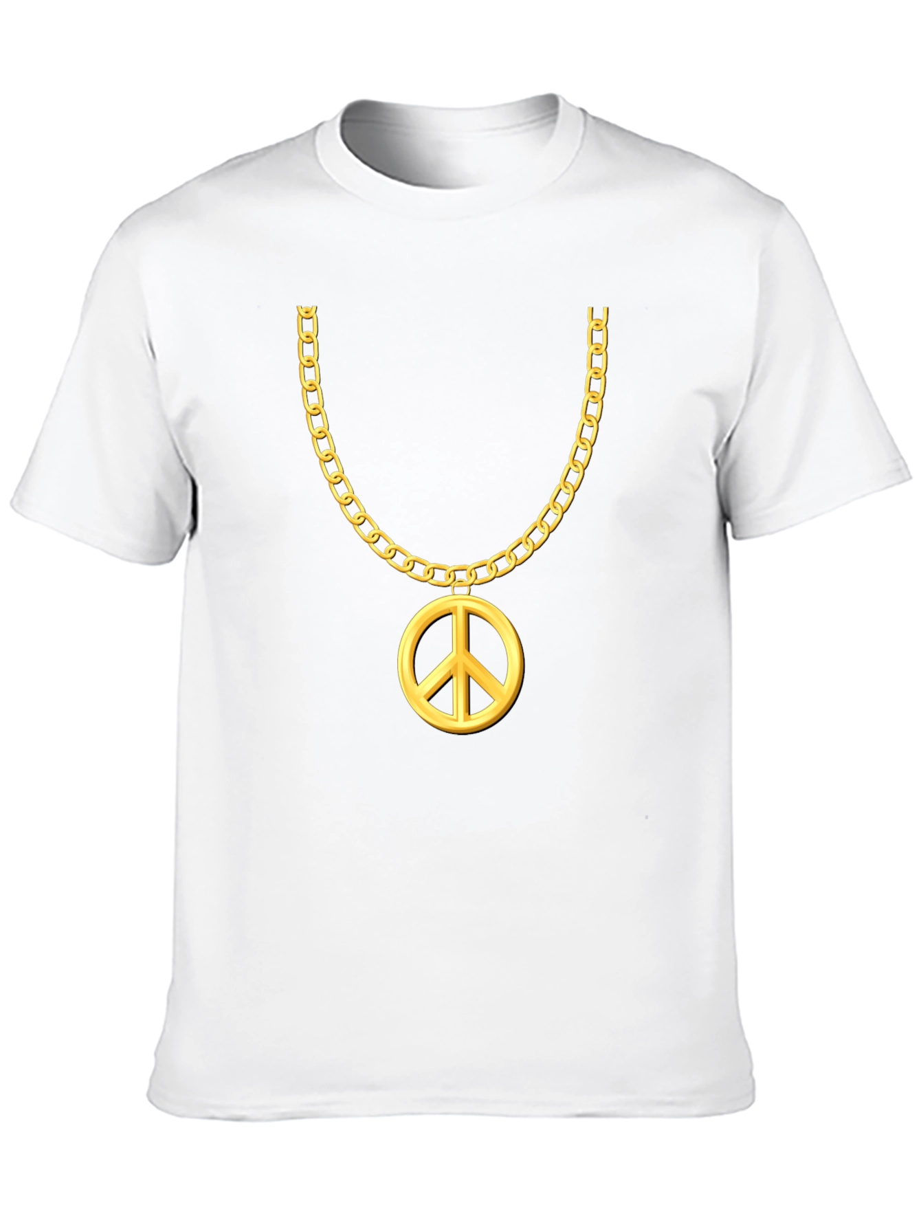 Peace Sign Pendant Graphic Tee
