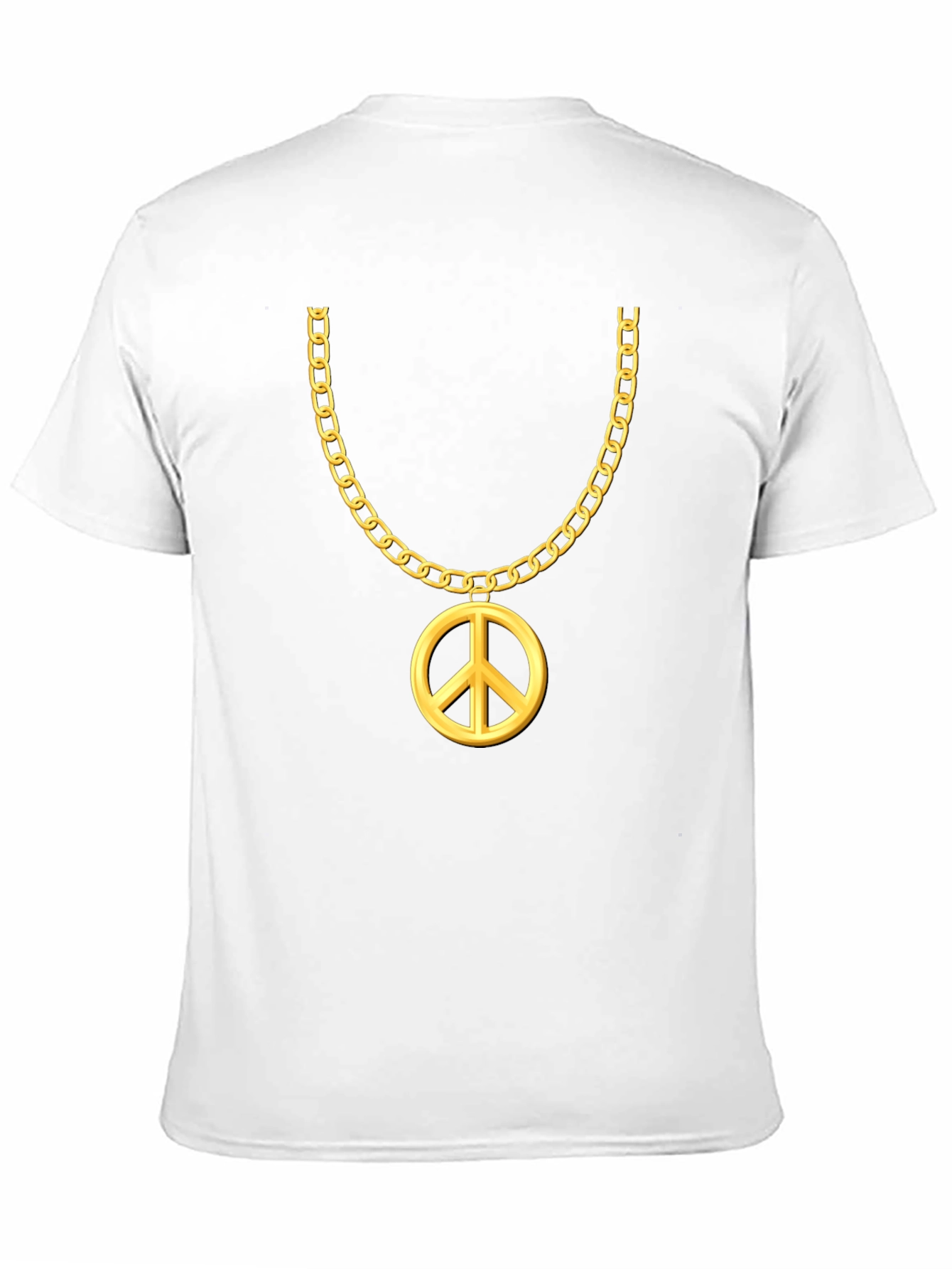 Peace Sign Pendant Graphic Tee