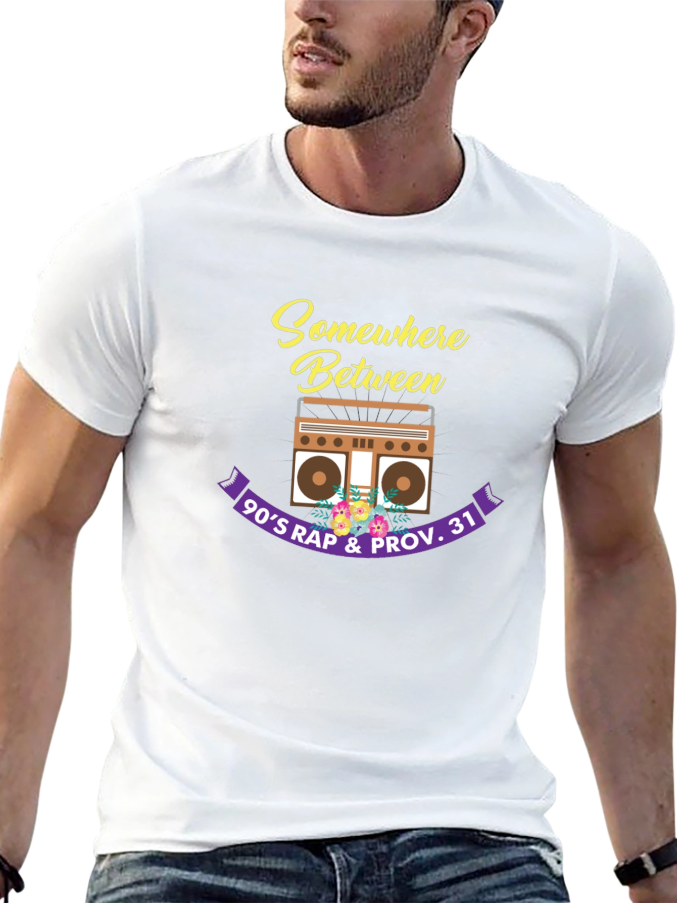 90s Rap & Proverbs 31 Black T-Shirt