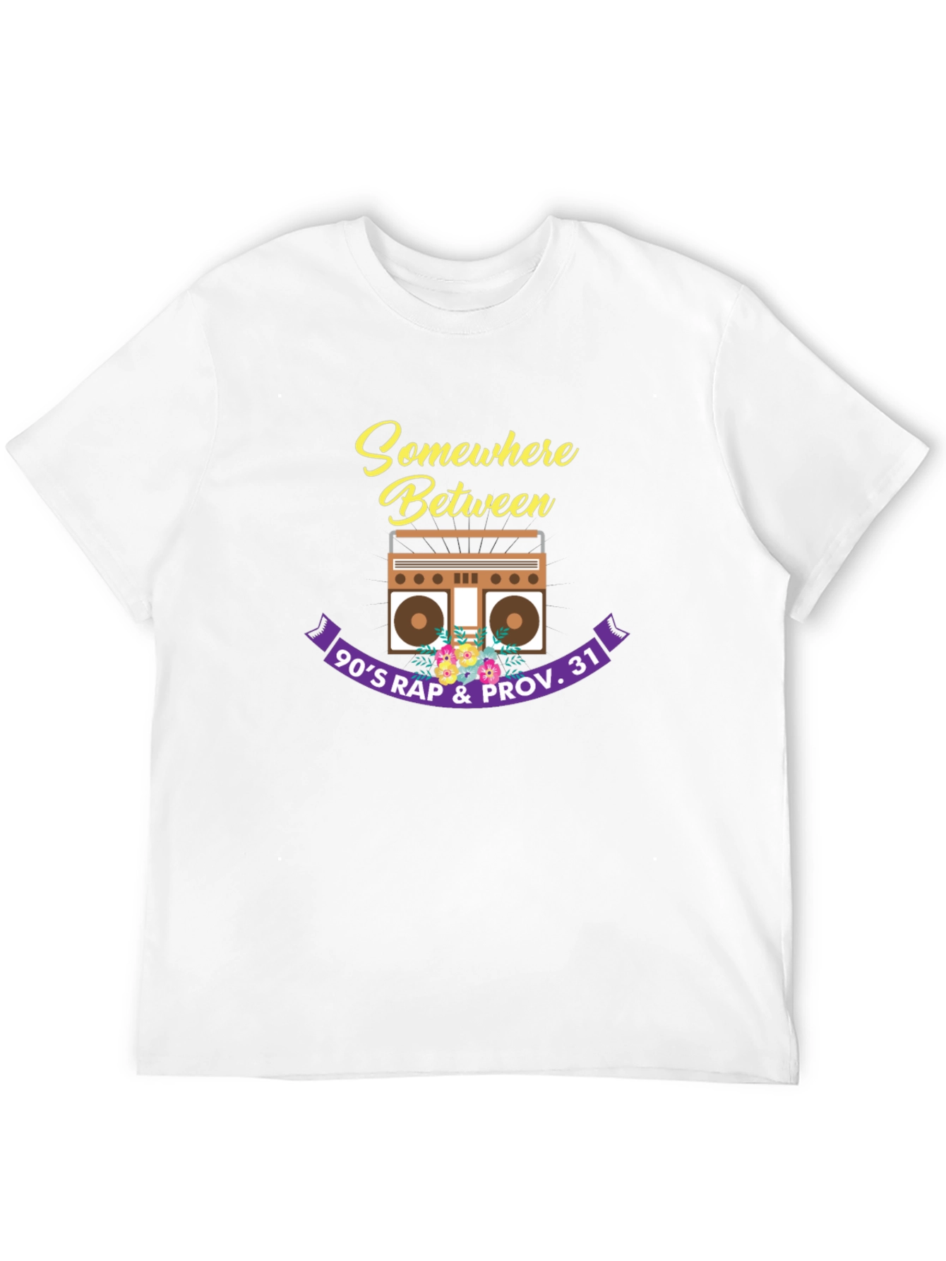 90s Rap & Proverbs 31 Black T-Shirt