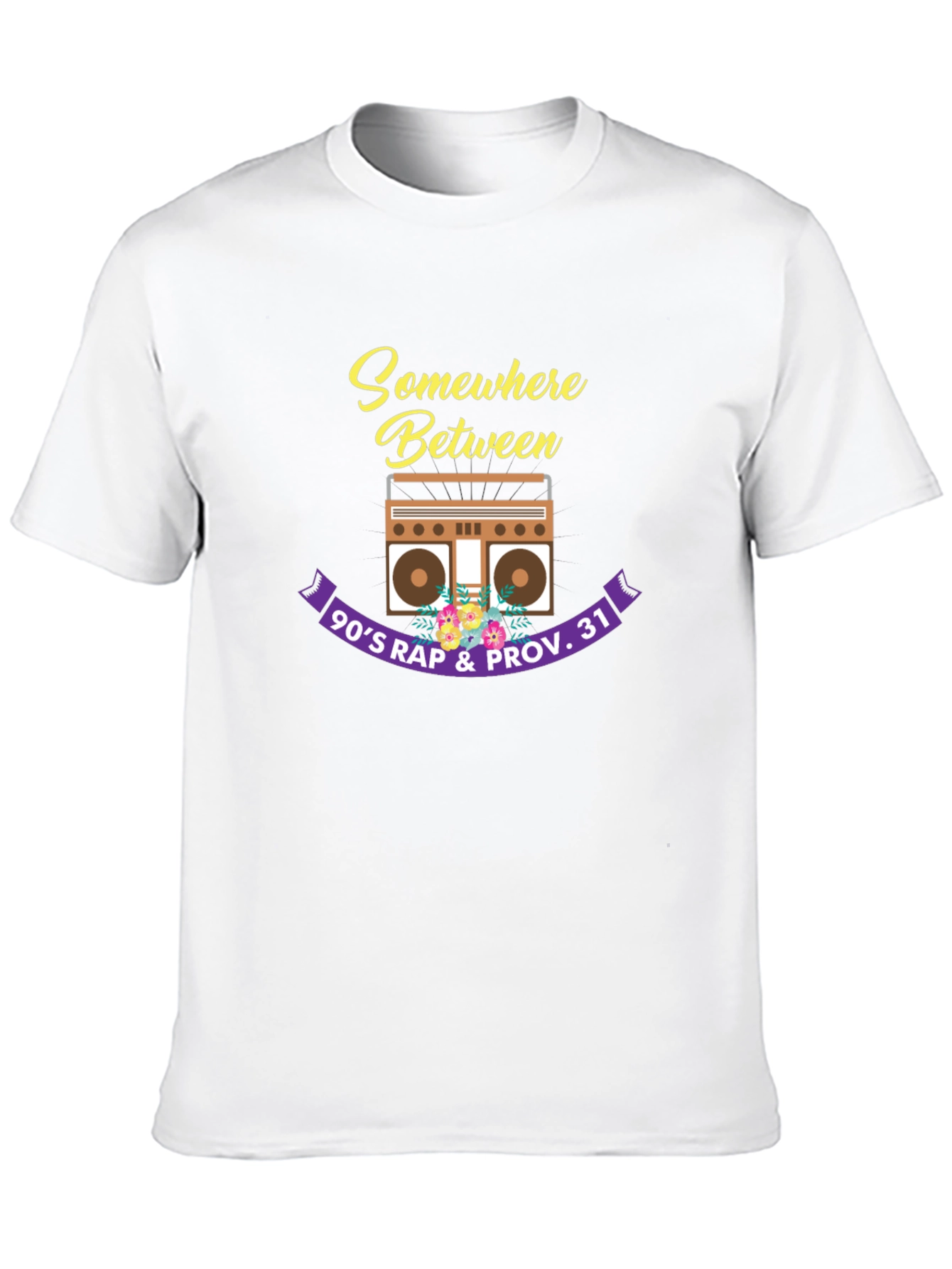 90s Rap & Proverbs 31 Black T-Shirt