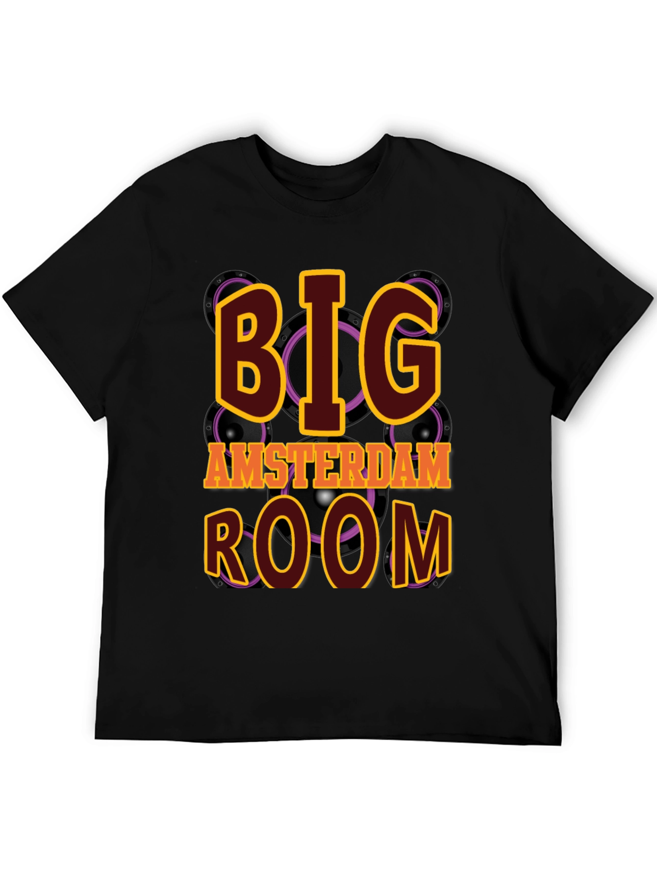 Big Amsterdam Room Black T-Shirt