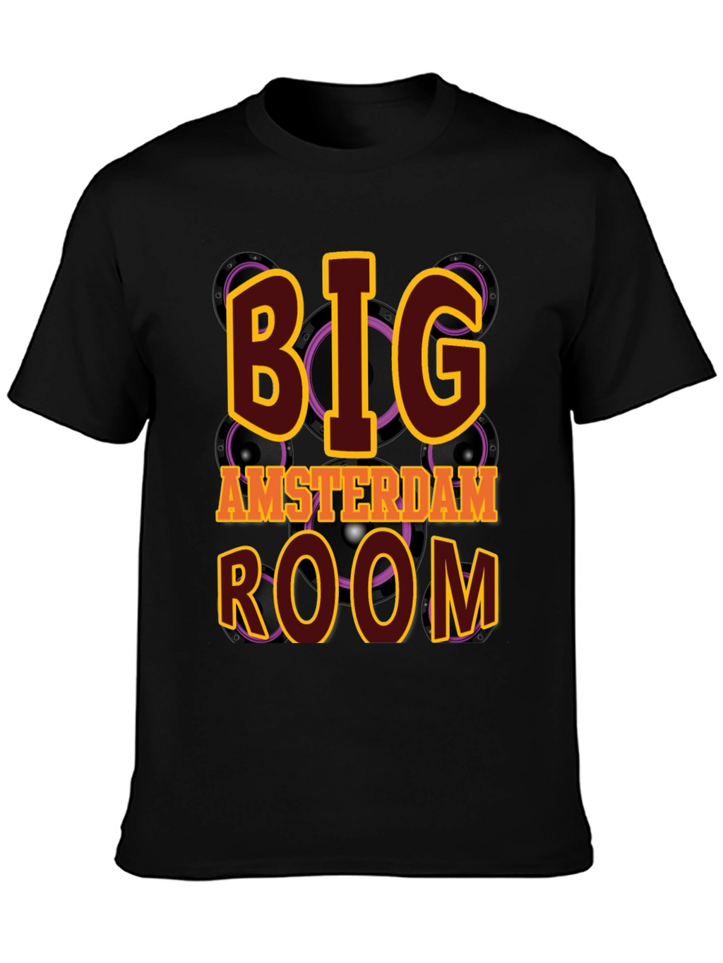 Big Amsterdam Room Black T-Shirt