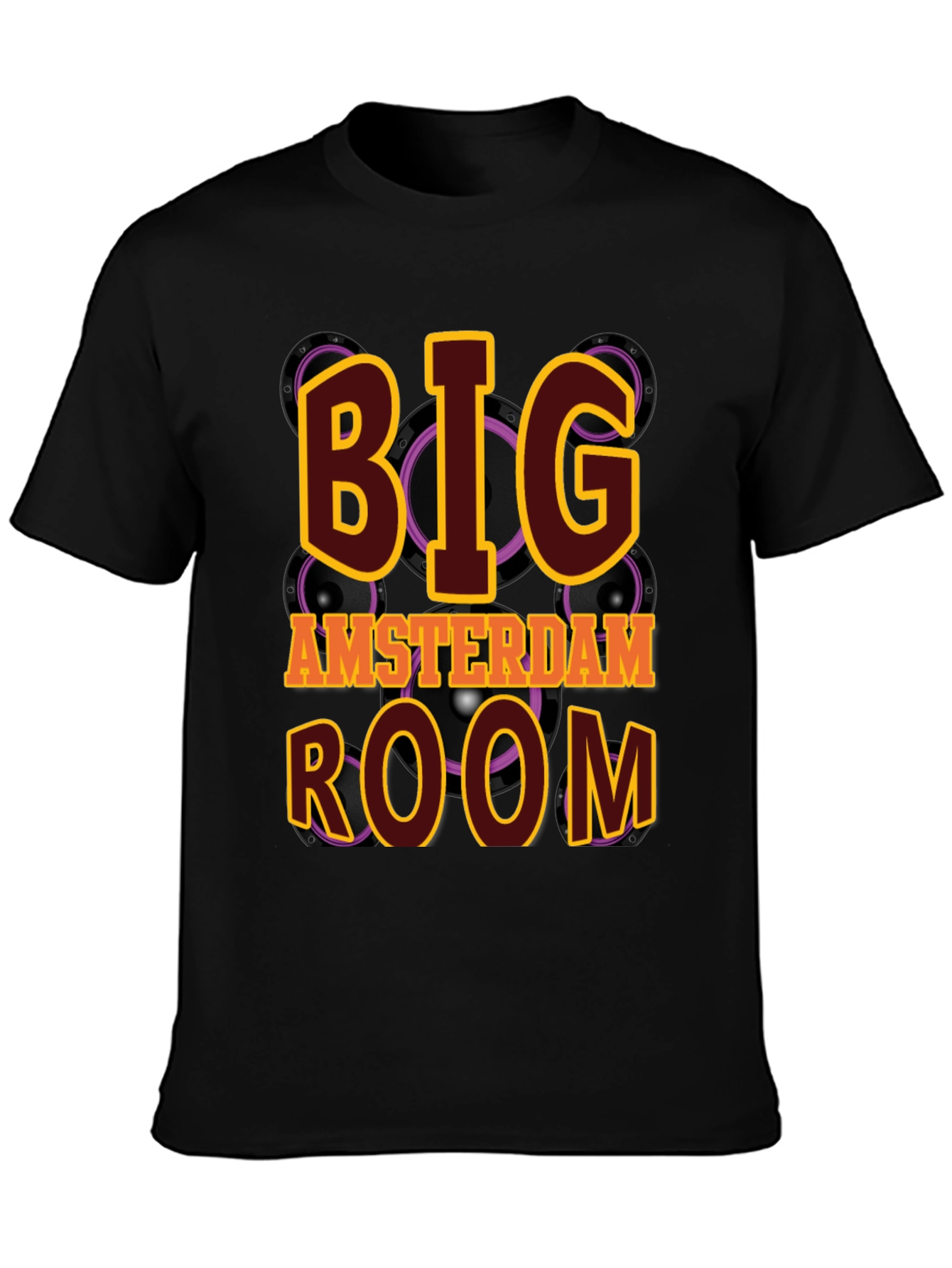 Big Amsterdam Room Black T-Shirt