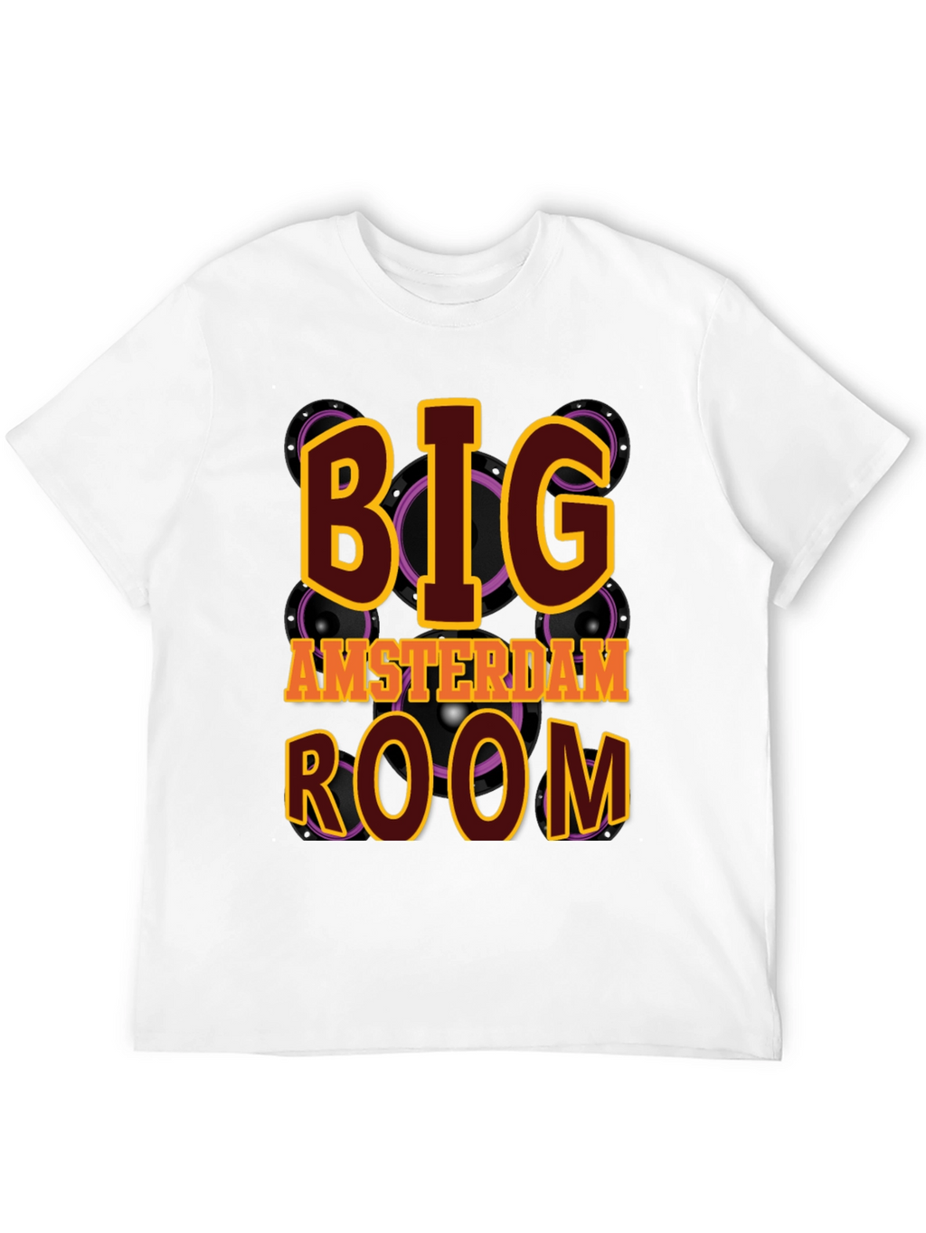 Big Amsterdam Room Black T-Shirt