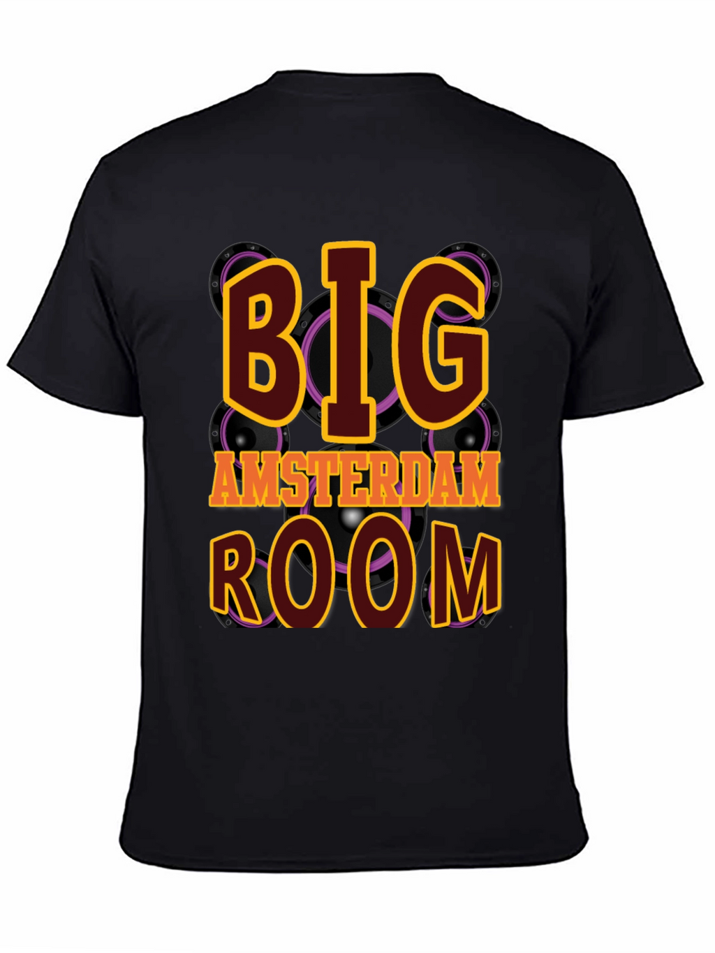 Big Amsterdam Room Black T-Shirt