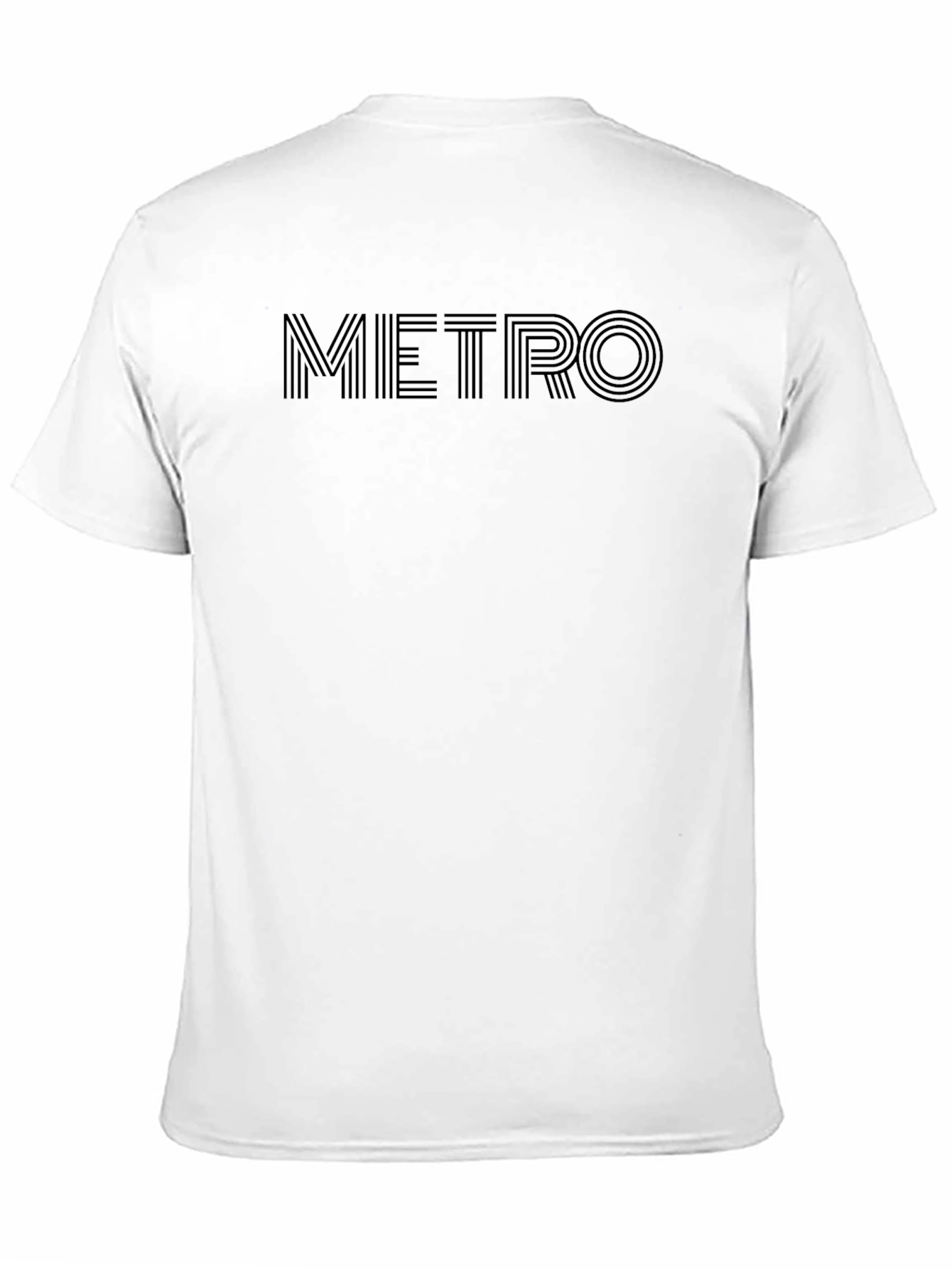 Metro Graphic Tee - Stylish Black Cotton T-Shirt