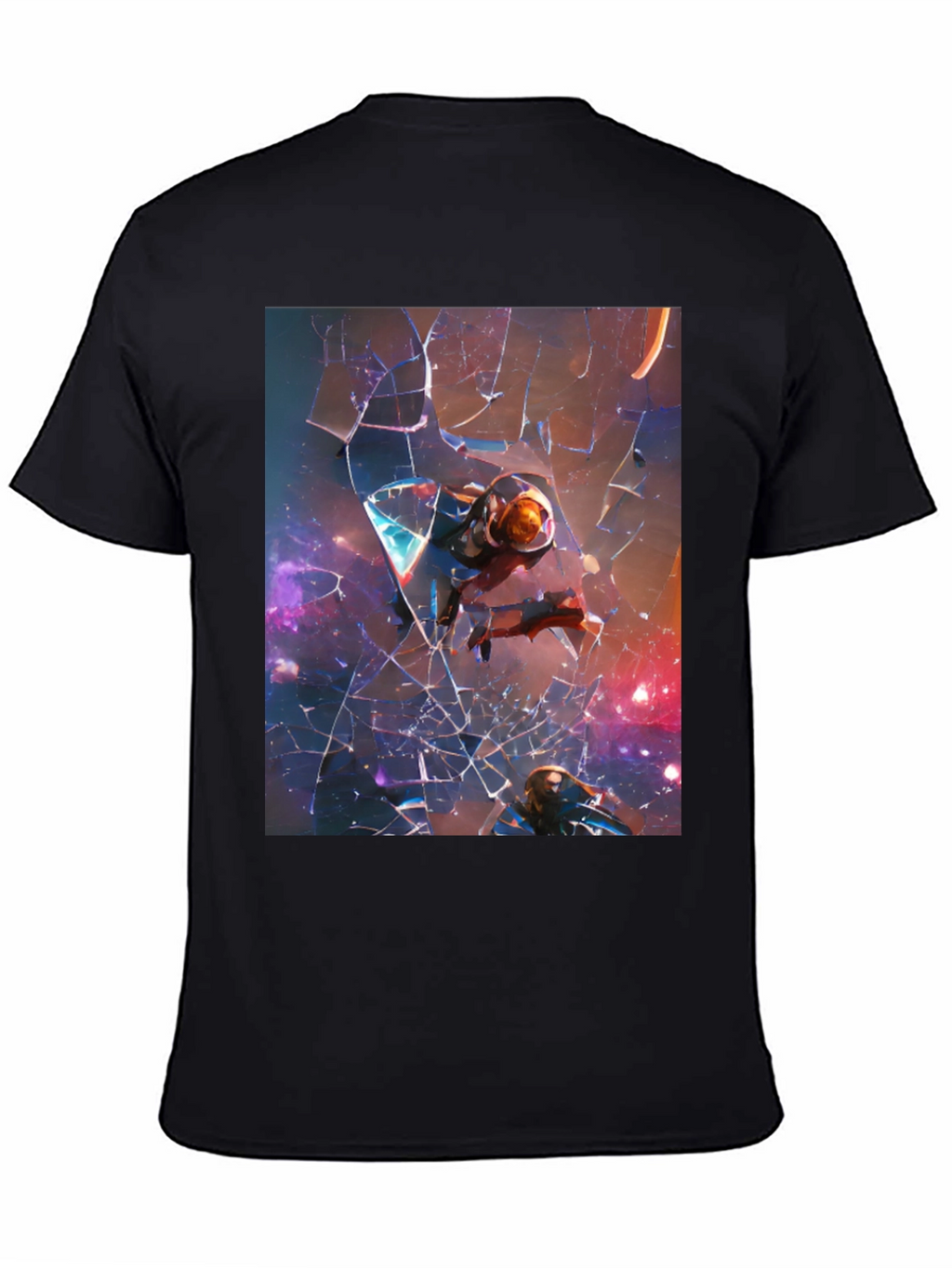Space Travelers Black T-Shirt
