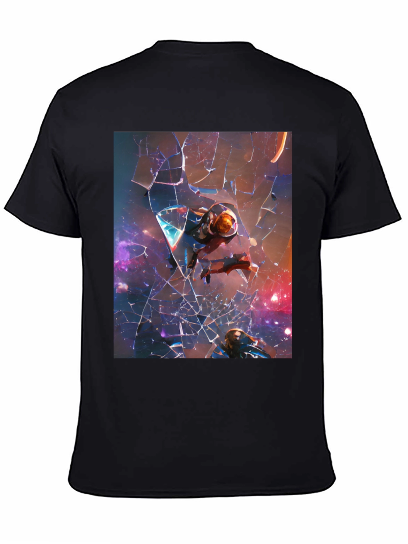 Space Travelers Black T-Shirt