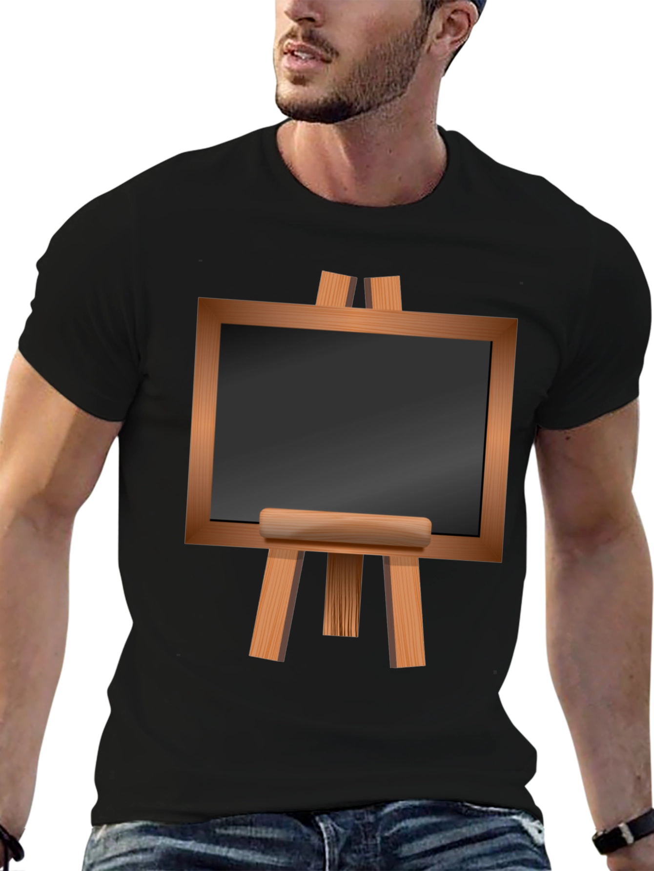 Easel Graphic T-Shirt - Artistic Style