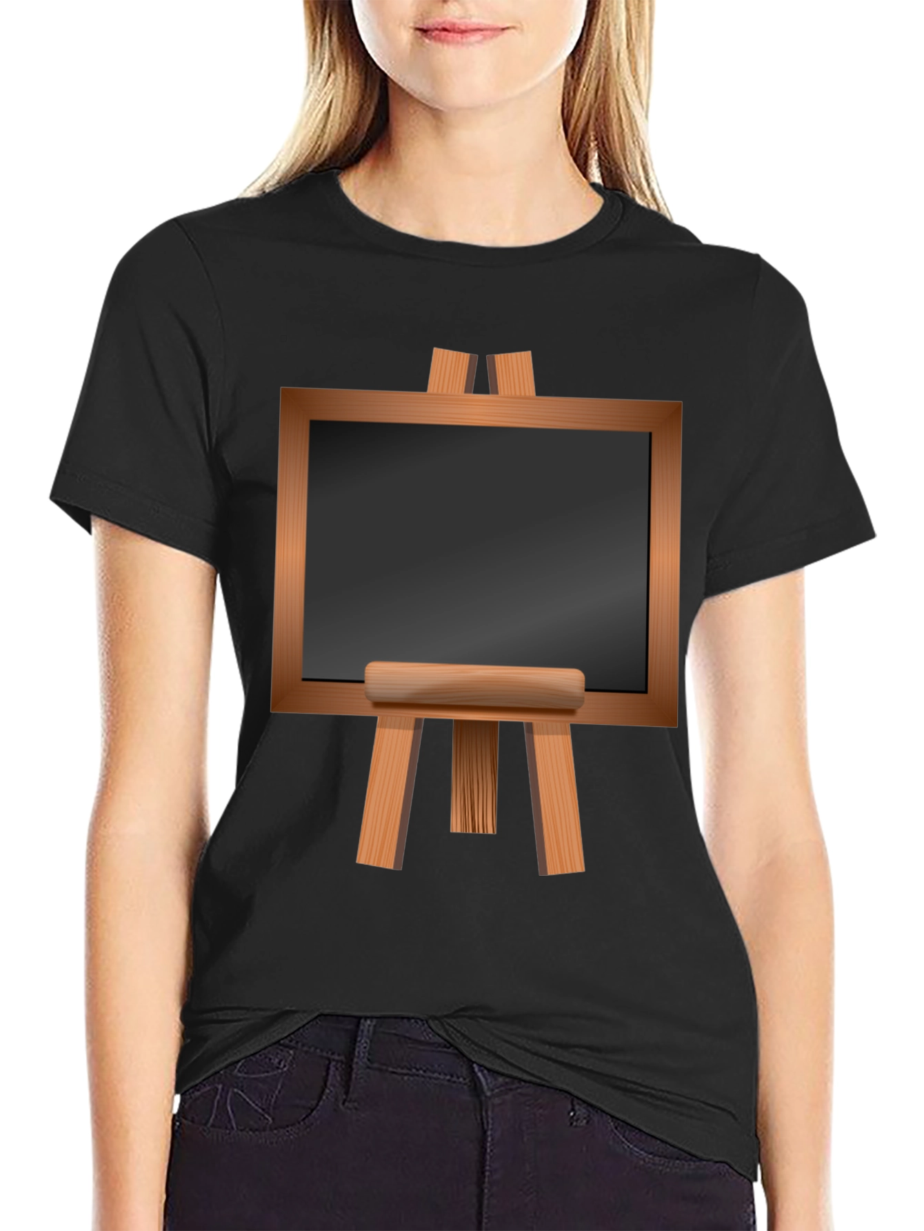 Easel Graphic T-Shirt - Artistic Style