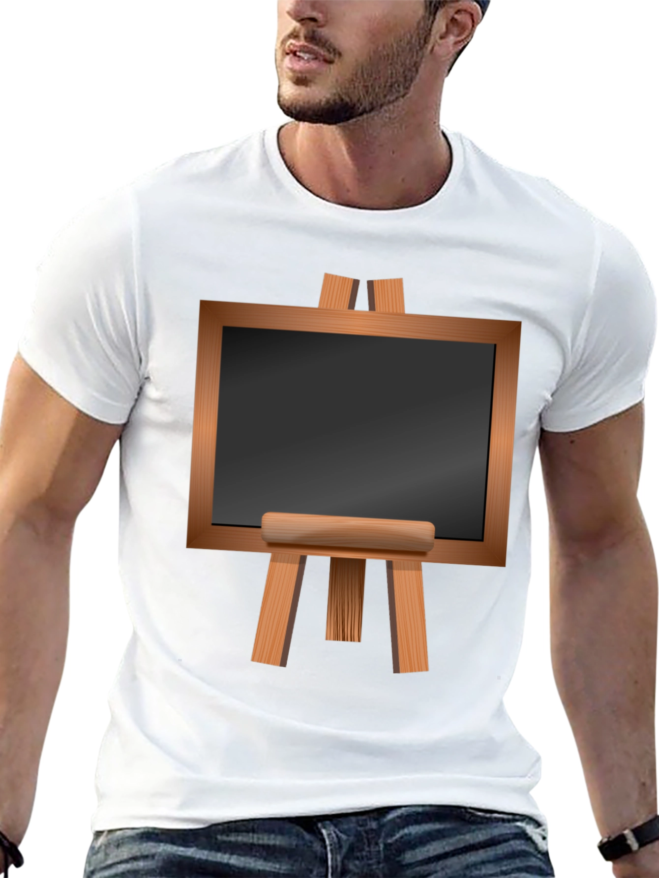 Easel Graphic T-Shirt - Artistic Style