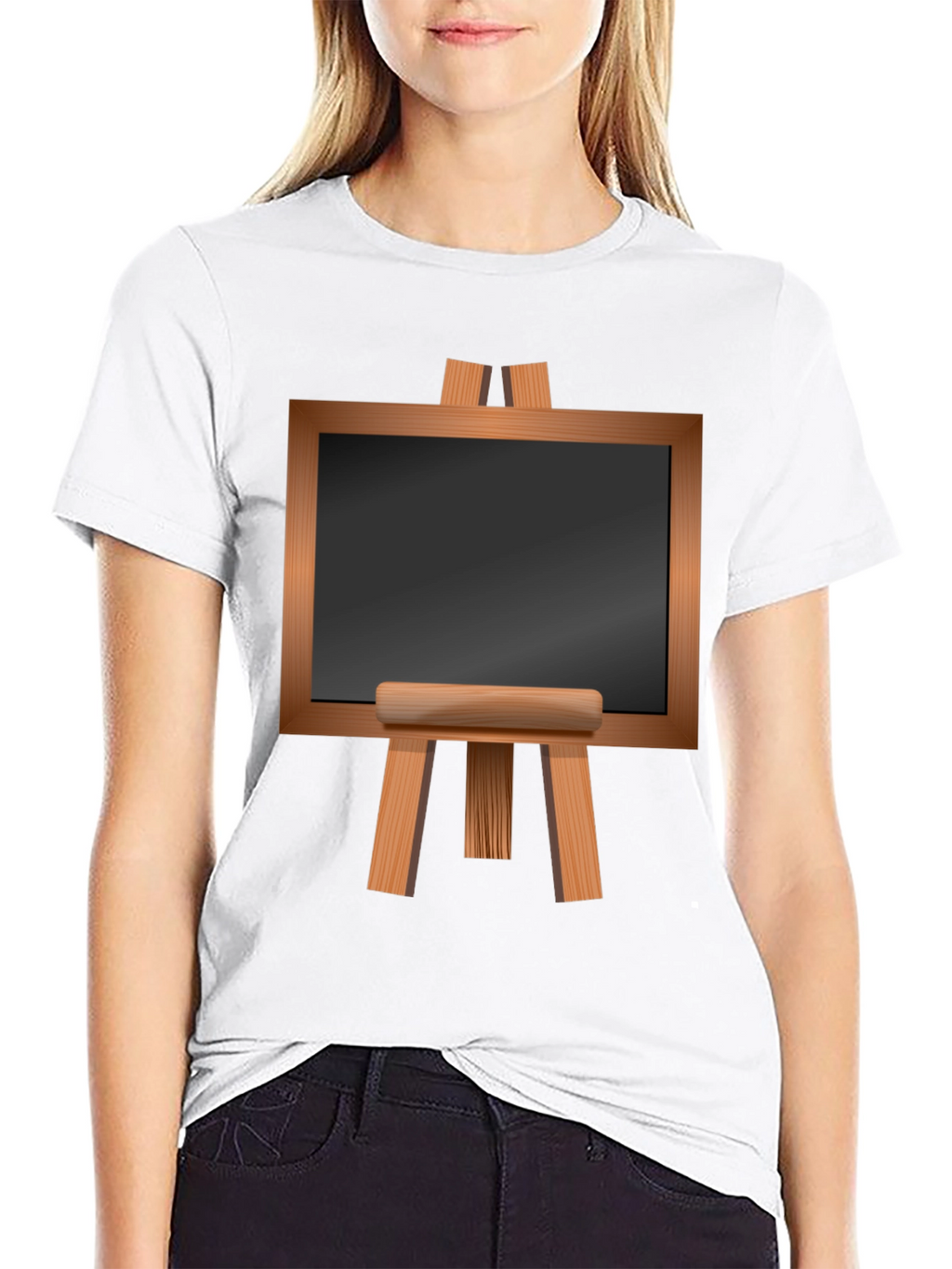 Easel Graphic T-Shirt - Artistic Style