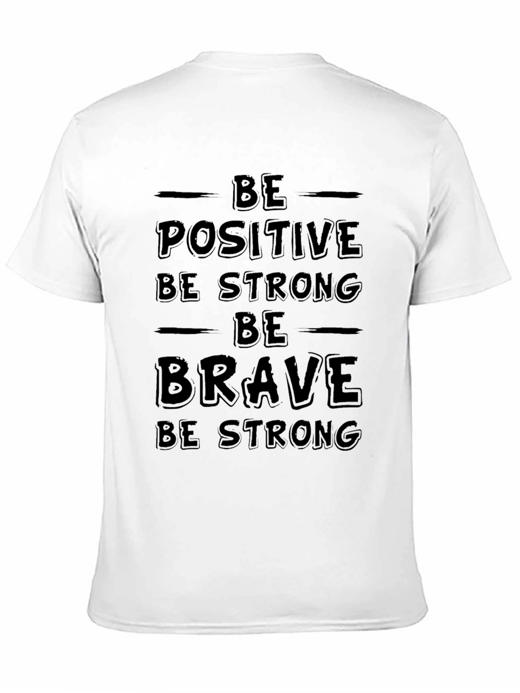 Be Positive Graphic T-Shirt - Motivational Top