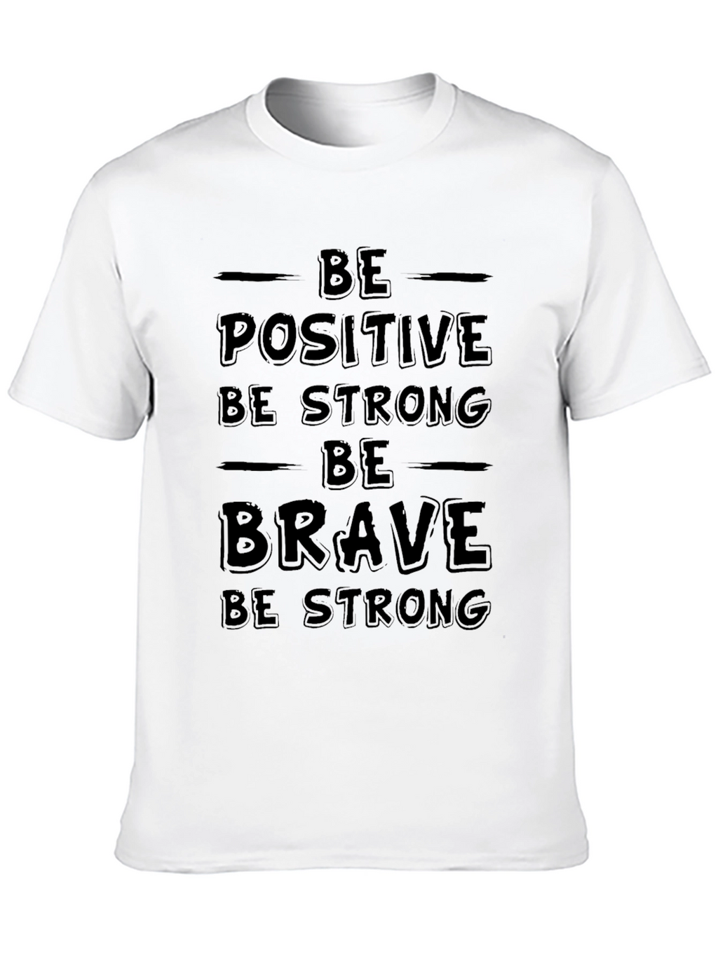 Be Positive Graphic T-Shirt - Motivational Top