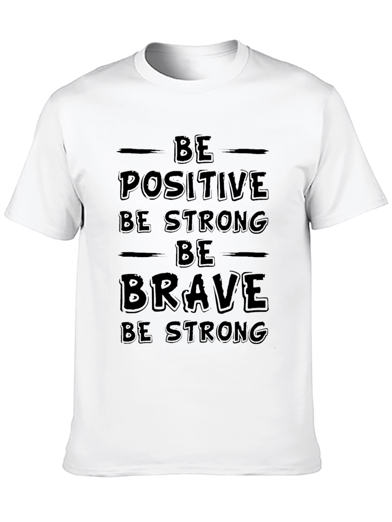 Be Positive Graphic T-Shirt - Motivational Top