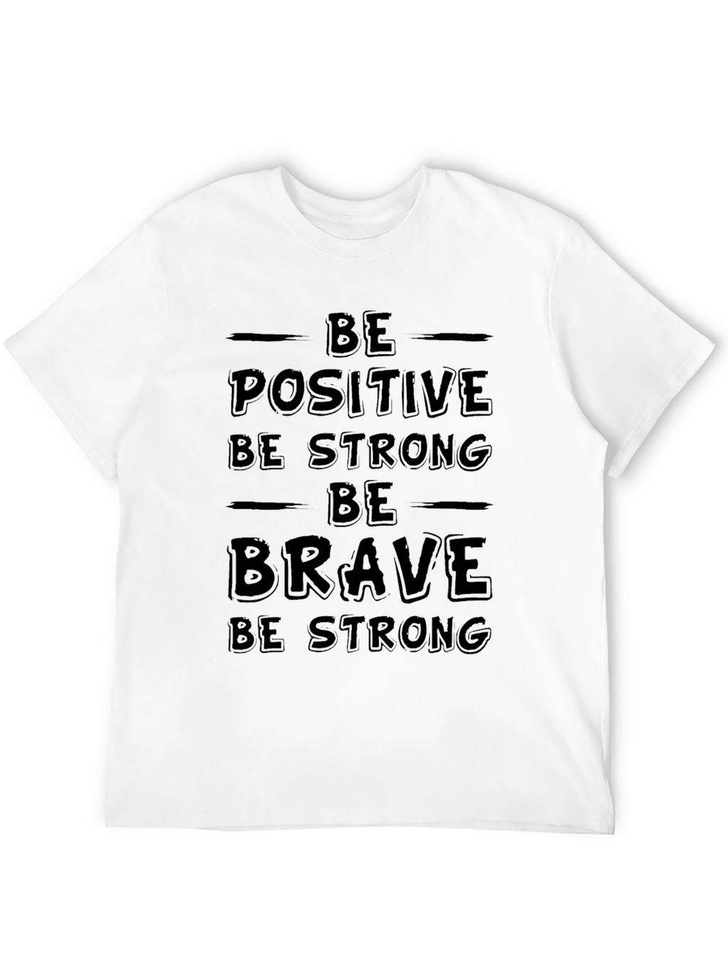 Be Positive Graphic T-Shirt - Motivational Top