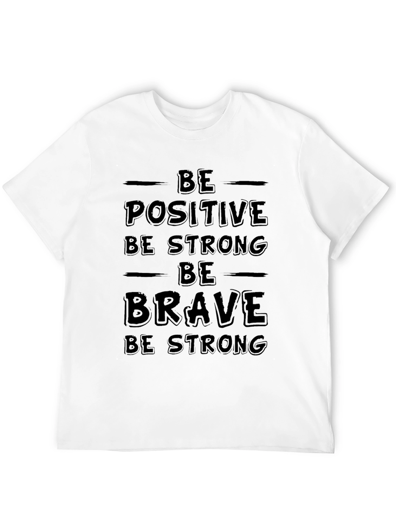 Be Positive Graphic T-Shirt - Motivational Top