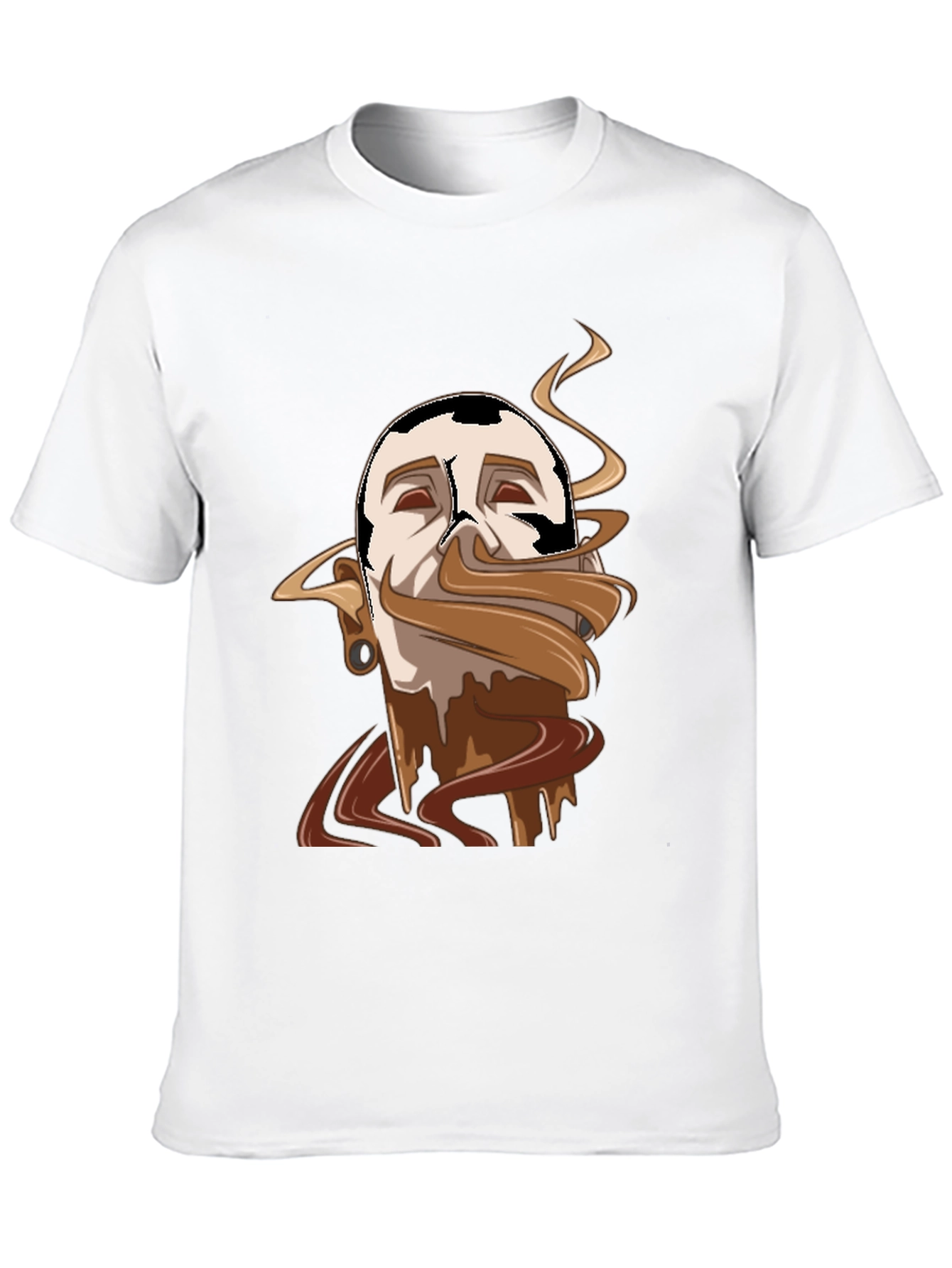 Chocolate Lover Tee - Melted Mustache Design