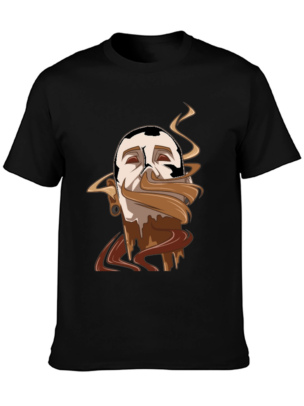 Chocolate Lover Tee - Melted Mustache Design